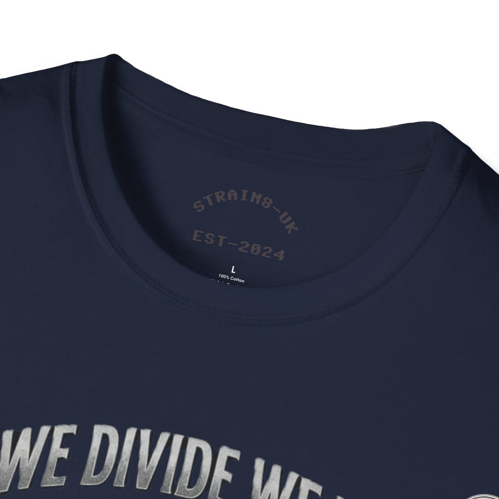Strain8-UK If We Divide We Fall T-Shirt — Vintage Union Solidarity Graphic Tee