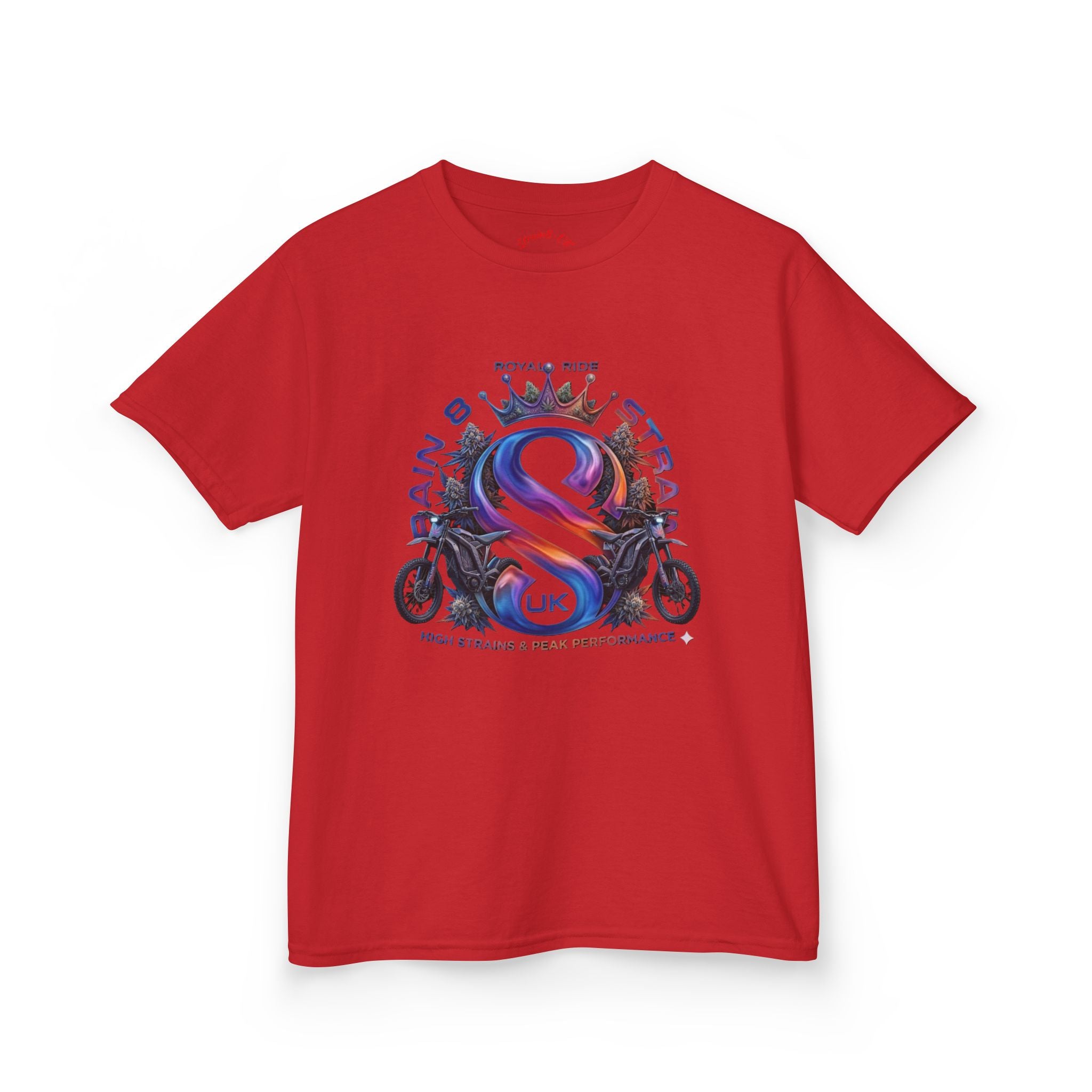 Kids E-Bike Team S8-UK Tee — E-Bike Motorcycle Graphic