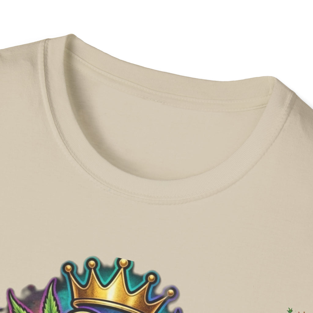 Mrs Always Right Cannabis Strain8-UK  T-Shirt - Colourful Crowned S8-UK Logo Leaf Design