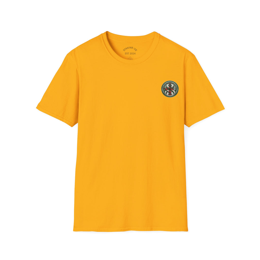 Strain8-UK Watch Face Design T‑Shirt — Nautical Travel Vibes In Emerald Green