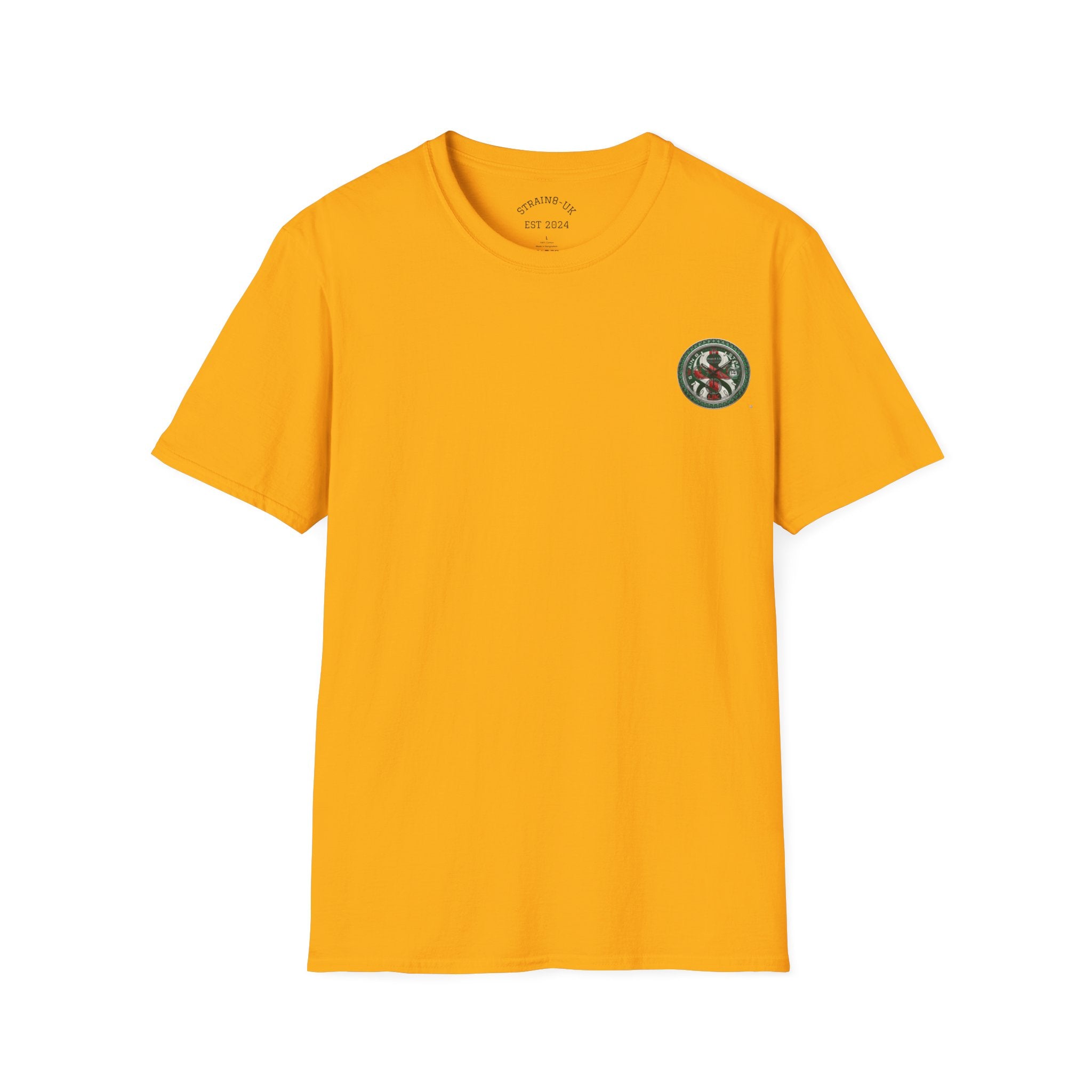 Strain8-UK Watch Face Design T‑Shirt — Nautical Travel Vibes In Emerald Green