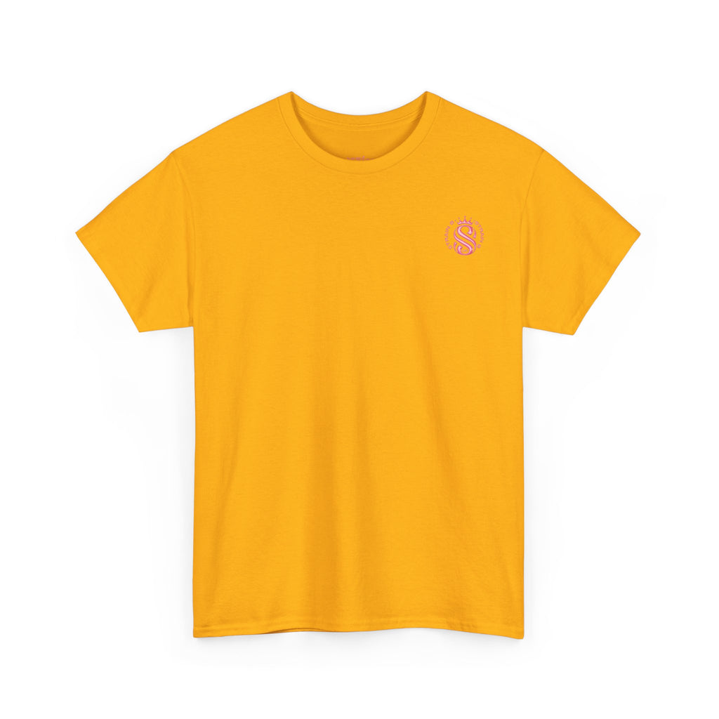 Strain8 Dreams Tee — Bold Pink Logo Graphic T-Shirt