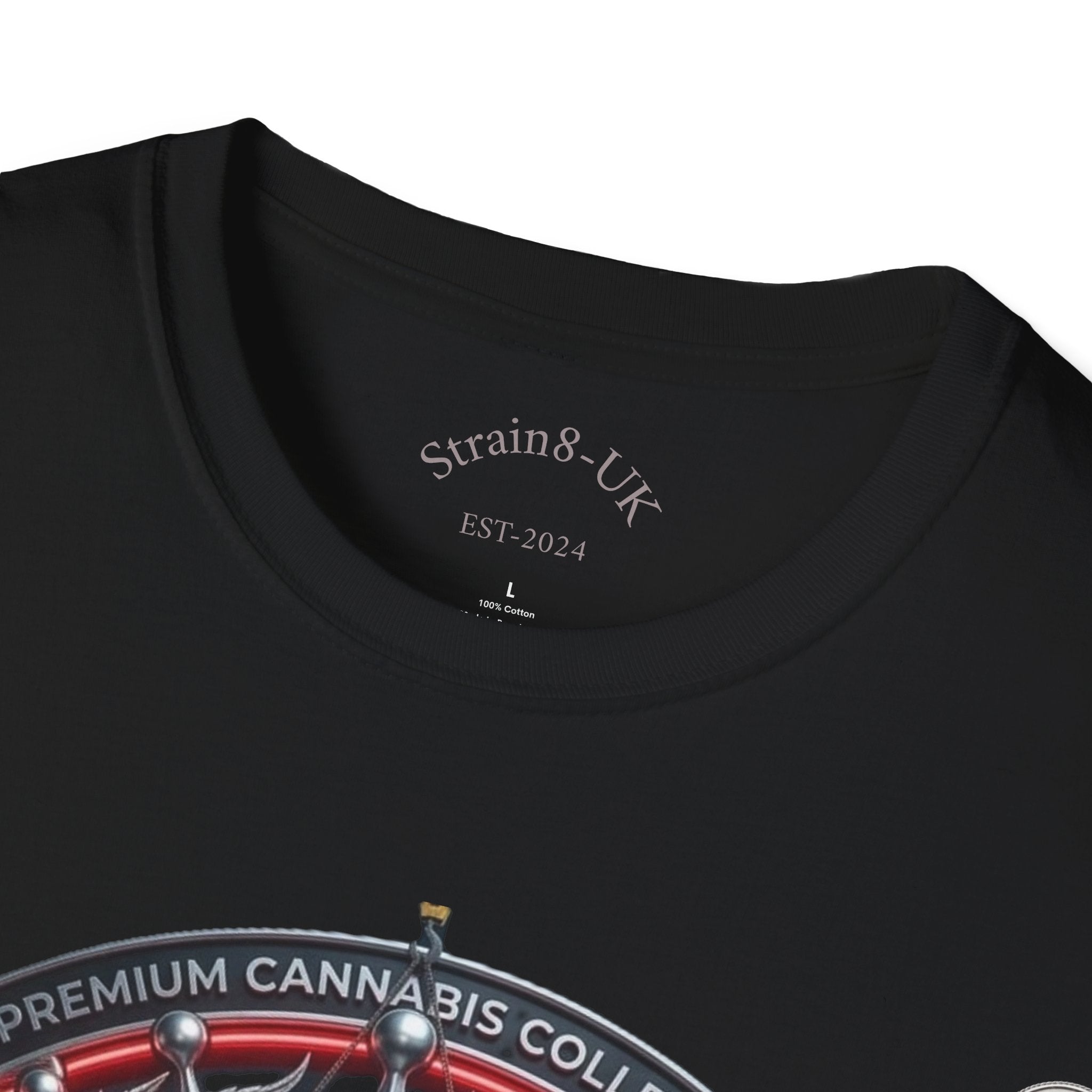 Strain8-UK Under construction T-Shirt — S8-UK in design Crest Design