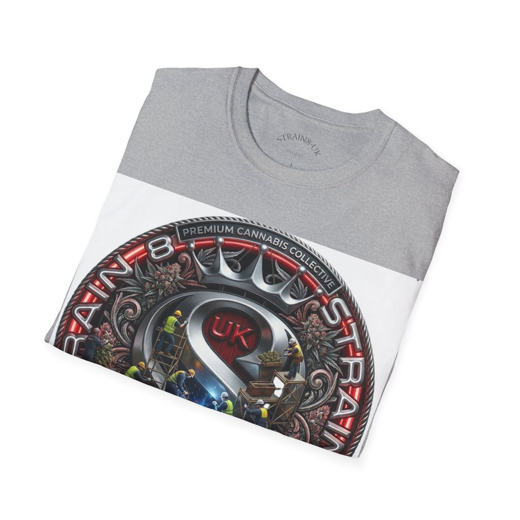 Strain8-UK  Audio Speaker Logo build Graphic T-Shirt