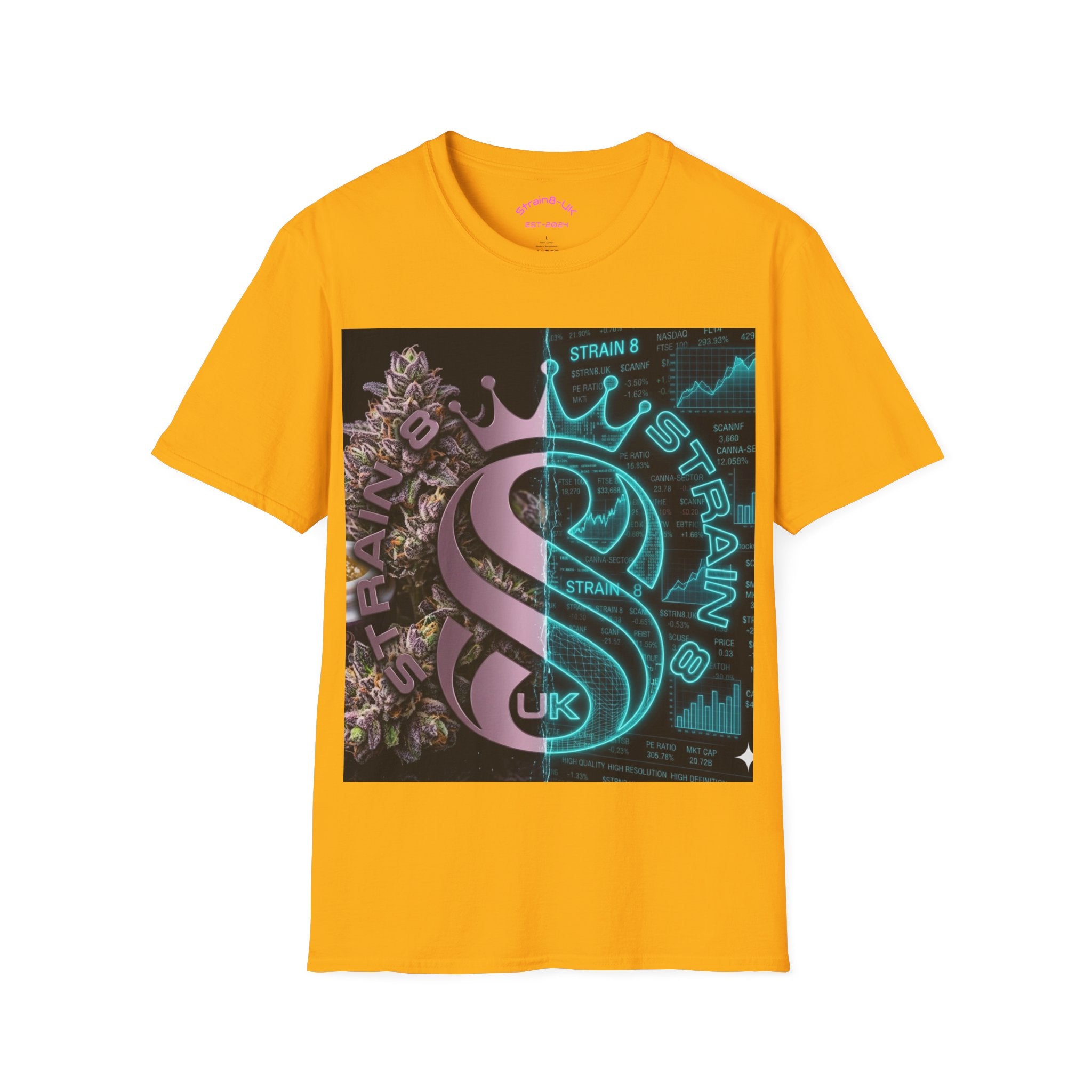Unisex Strain8-UK Half X-RAY Style Softstyle T-Shirt