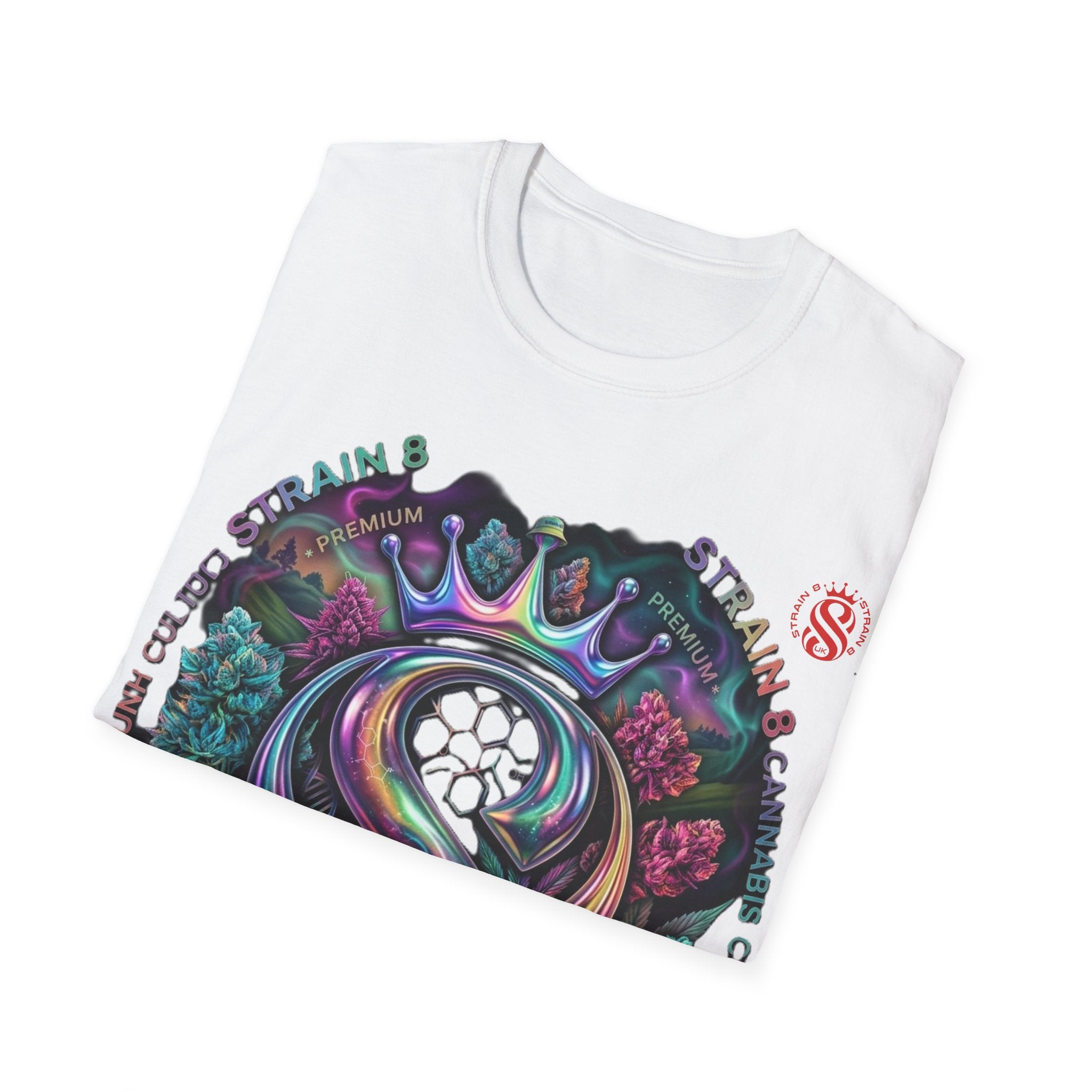 Unisex Softstyle Strain8-UK T-Shirt With Original Logo