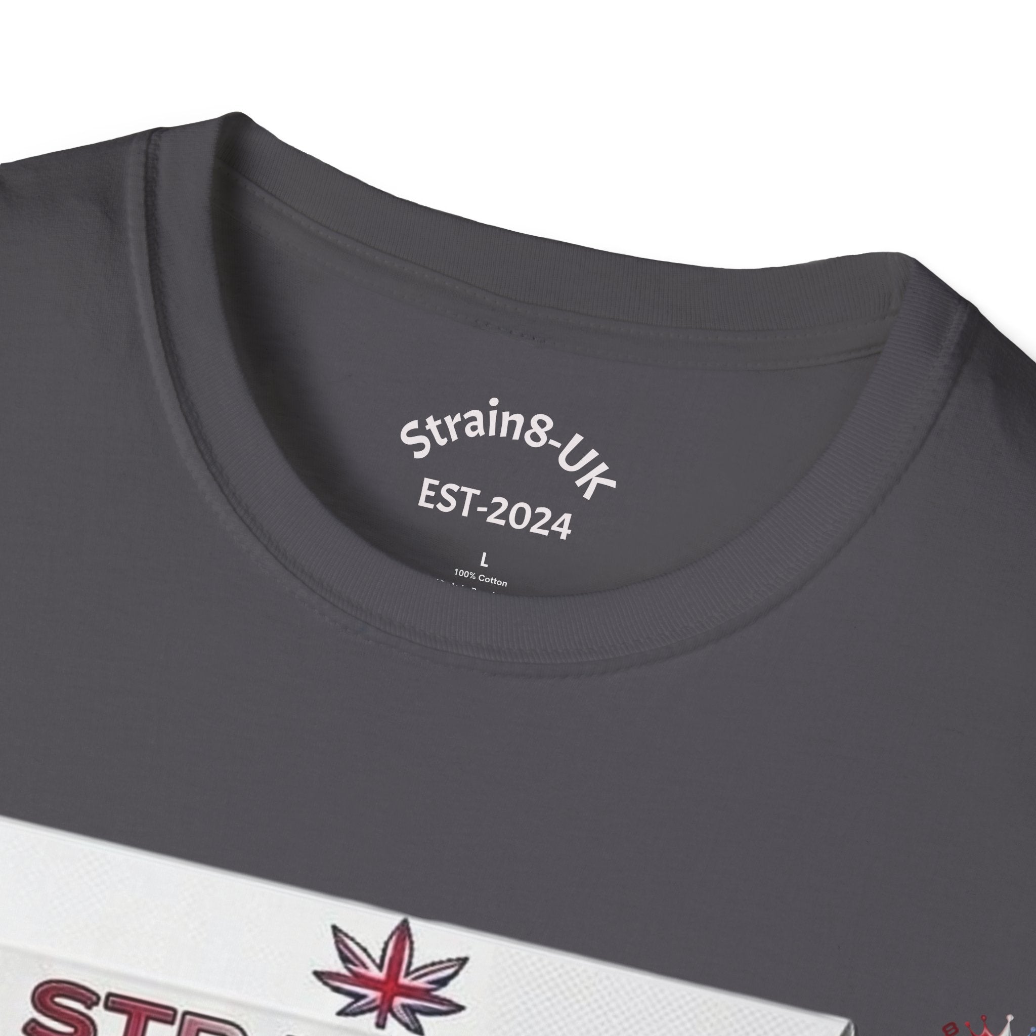 Strain8-UK Rizla box high quality T-Shirt design S8-UK Logo mixed in Tee