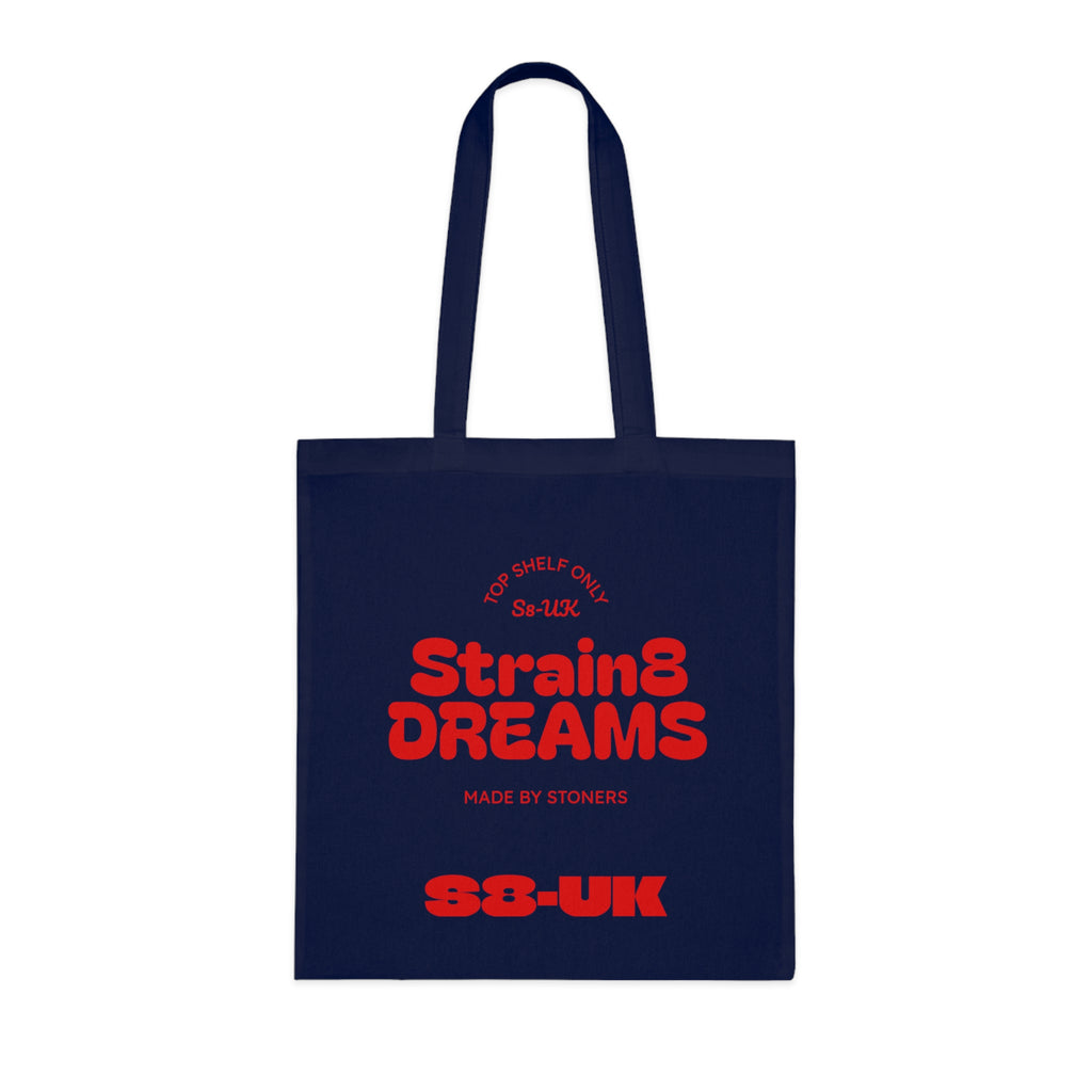 Strain8 Dreams Cotton Tote — S8-UK Logo Eco Bag