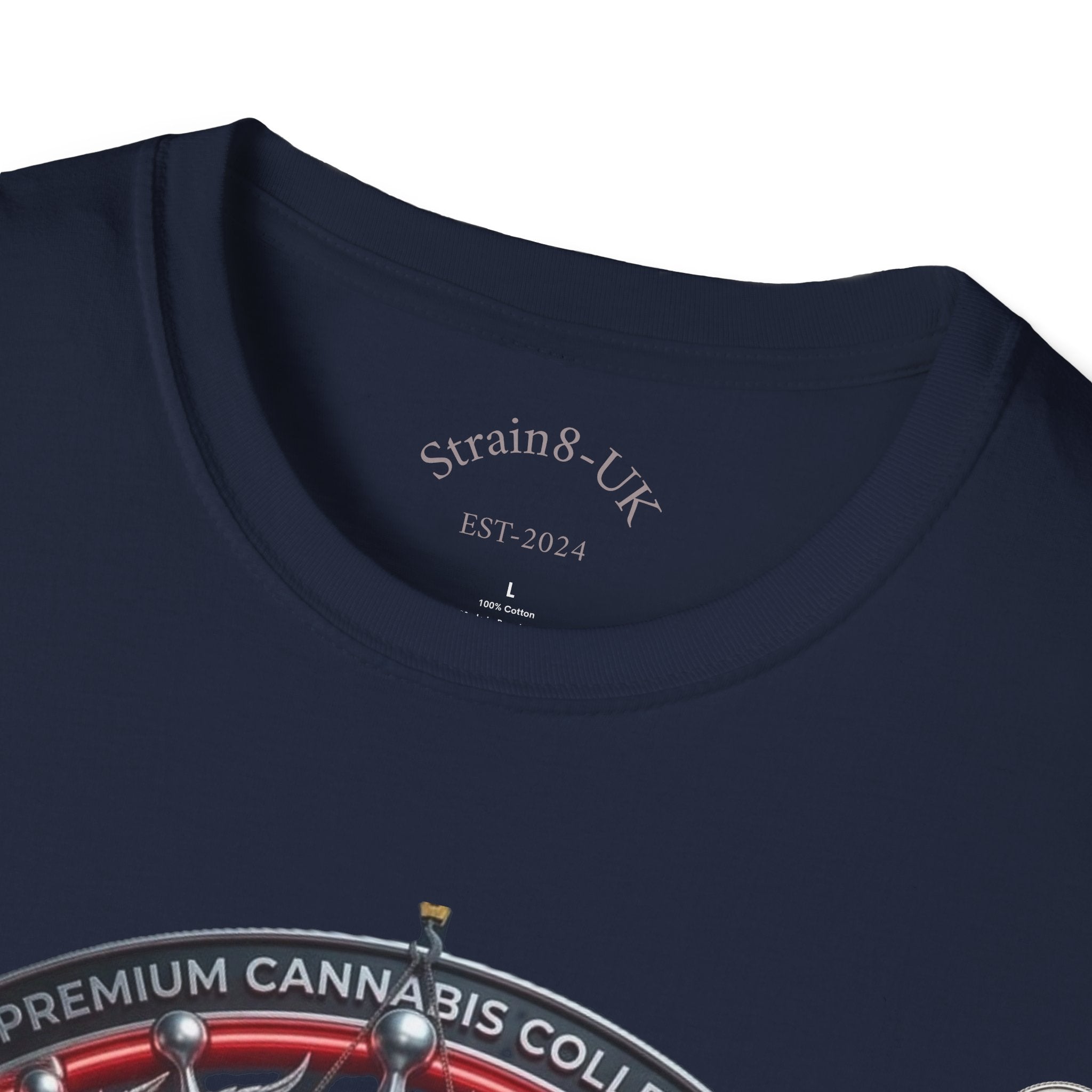 Strain8-UK Under construction T-Shirt — S8-UK in design Crest Design