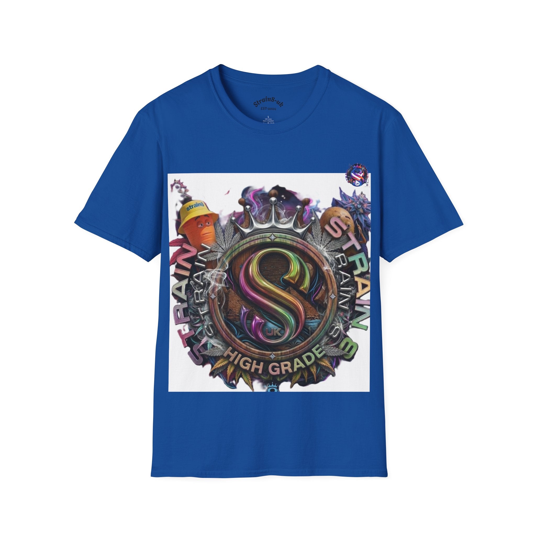 Graffiti Skate Strain8-UK Logo Original Logo T-Shirt — 'High Grade' Streetwear Graphic Tee