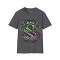 Strain8-UK Cannabis Crown Graffiti T-Shirt — S8-UK Green & Purple Streetwear