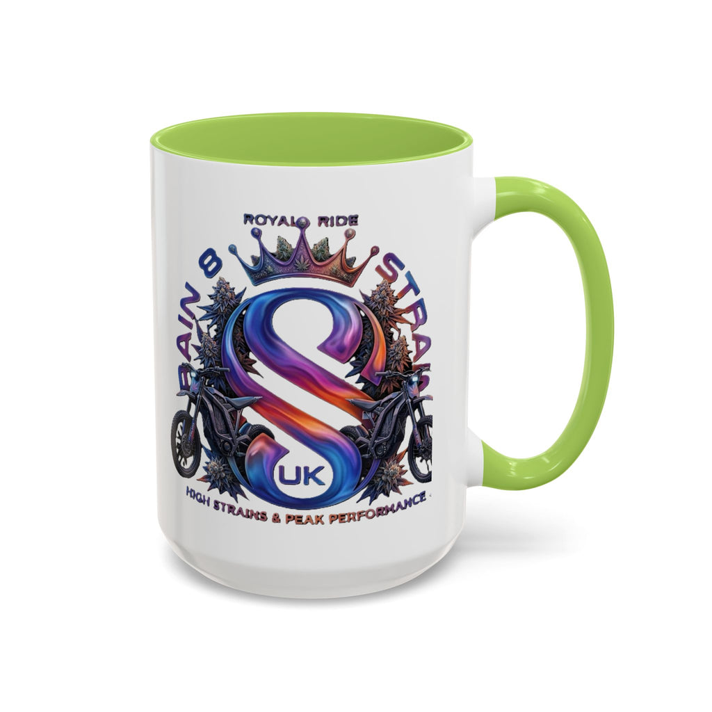 Royal Ride Strain8-UK Accent Coffee Mug – E-Bike Logo 11/15oz