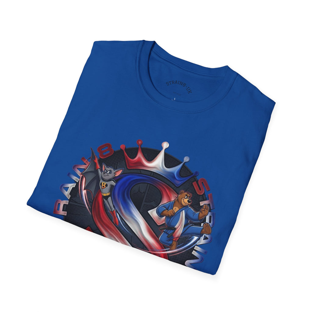 Strongest in the UK T-Shirt — Union Flag Crown Graphic Strain8-UK Tee