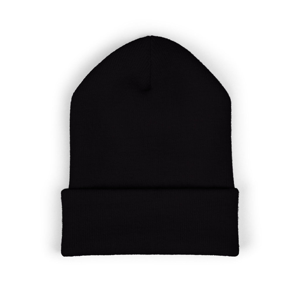 Embroidered Graffiti S8-UK Logo Cuffed Beanie — Cozy Knit Winter Hat