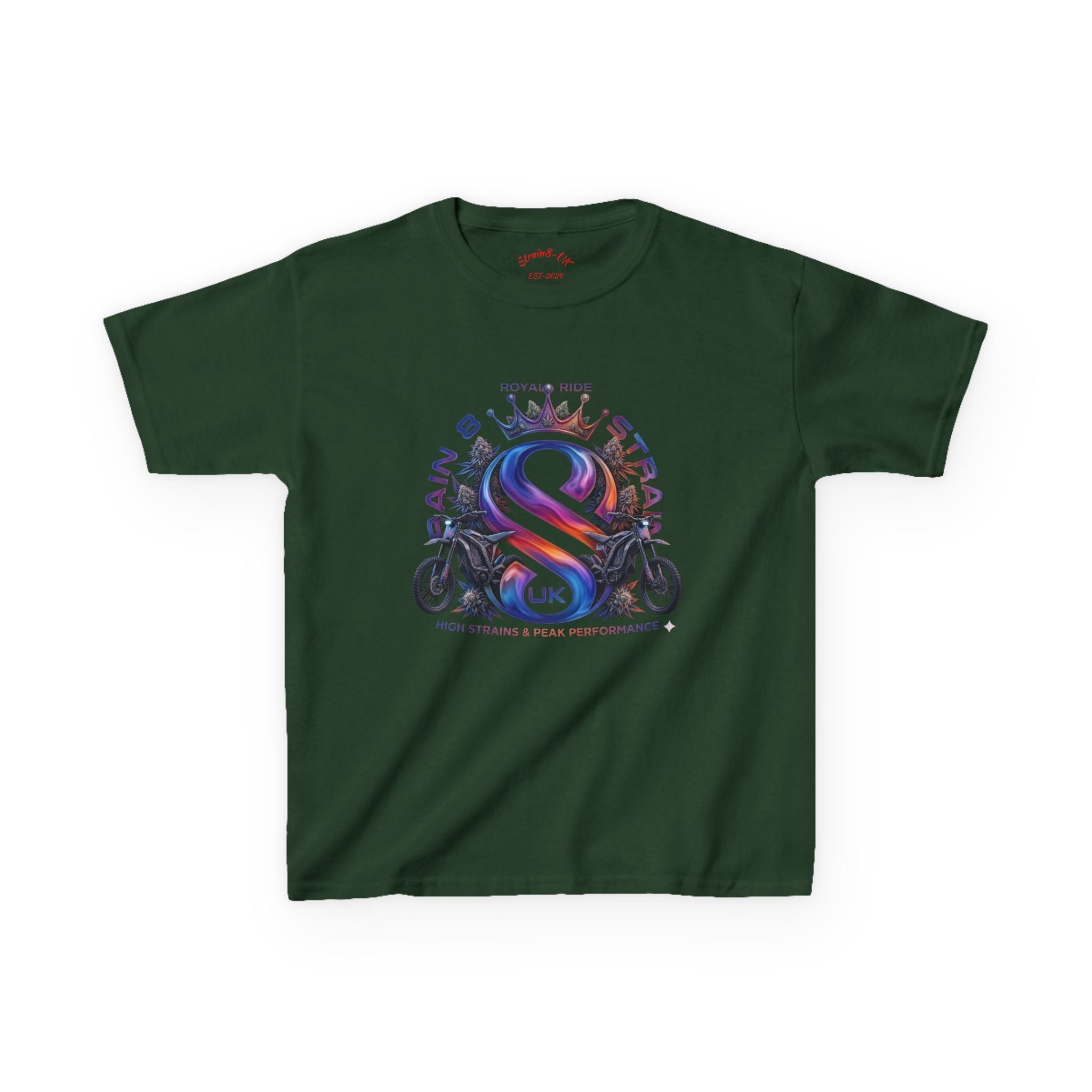 Kids E-Bike Team S8-UK Tee — E-Bike Motorcycle Graphic
