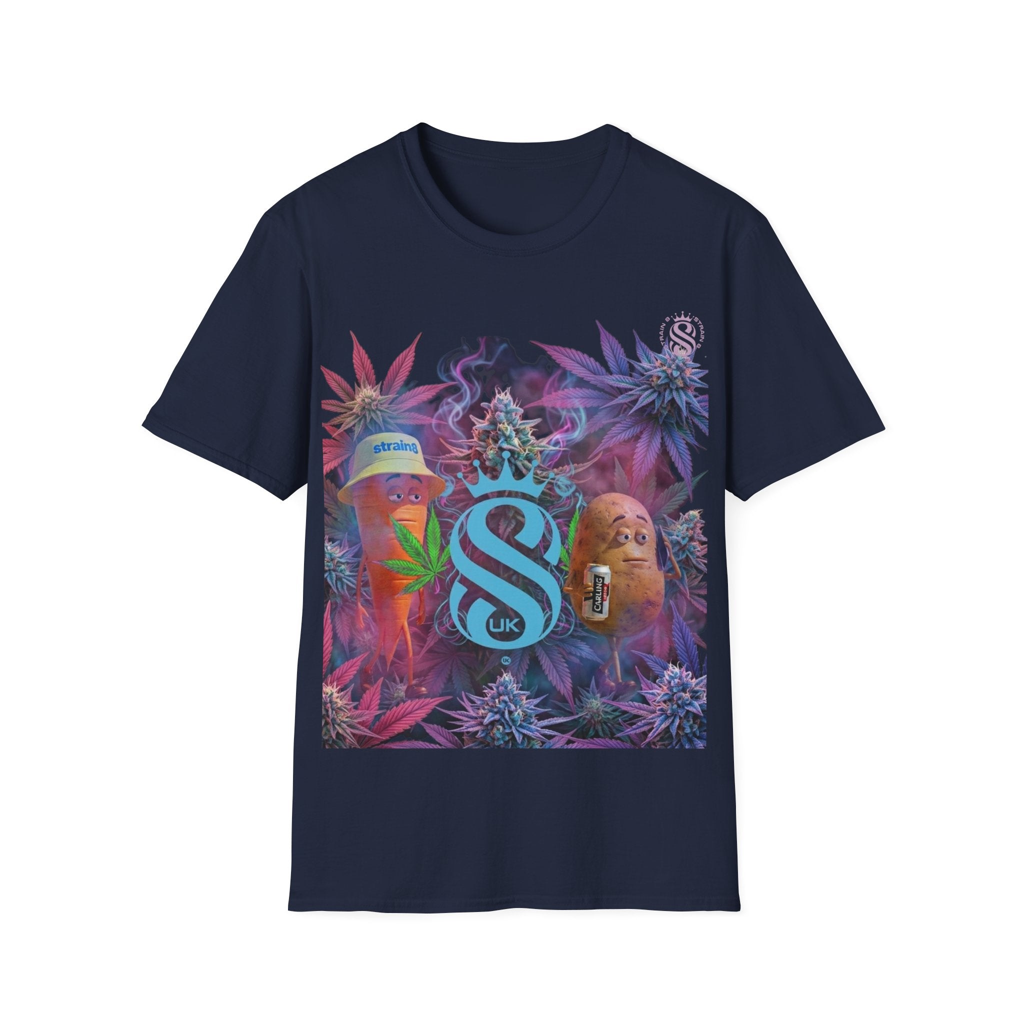Psychedelic Ted&Fred Cannabis Collage Style TShirt
