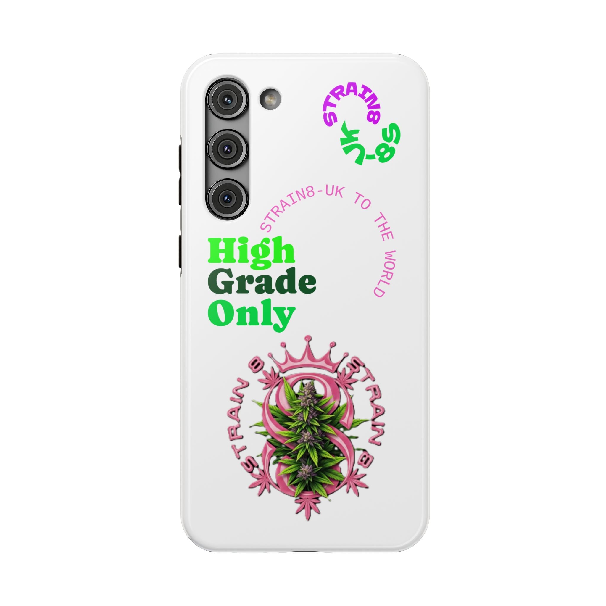 Impact-Resistant Phone Case —Strain8-UK  "High Grade Only"