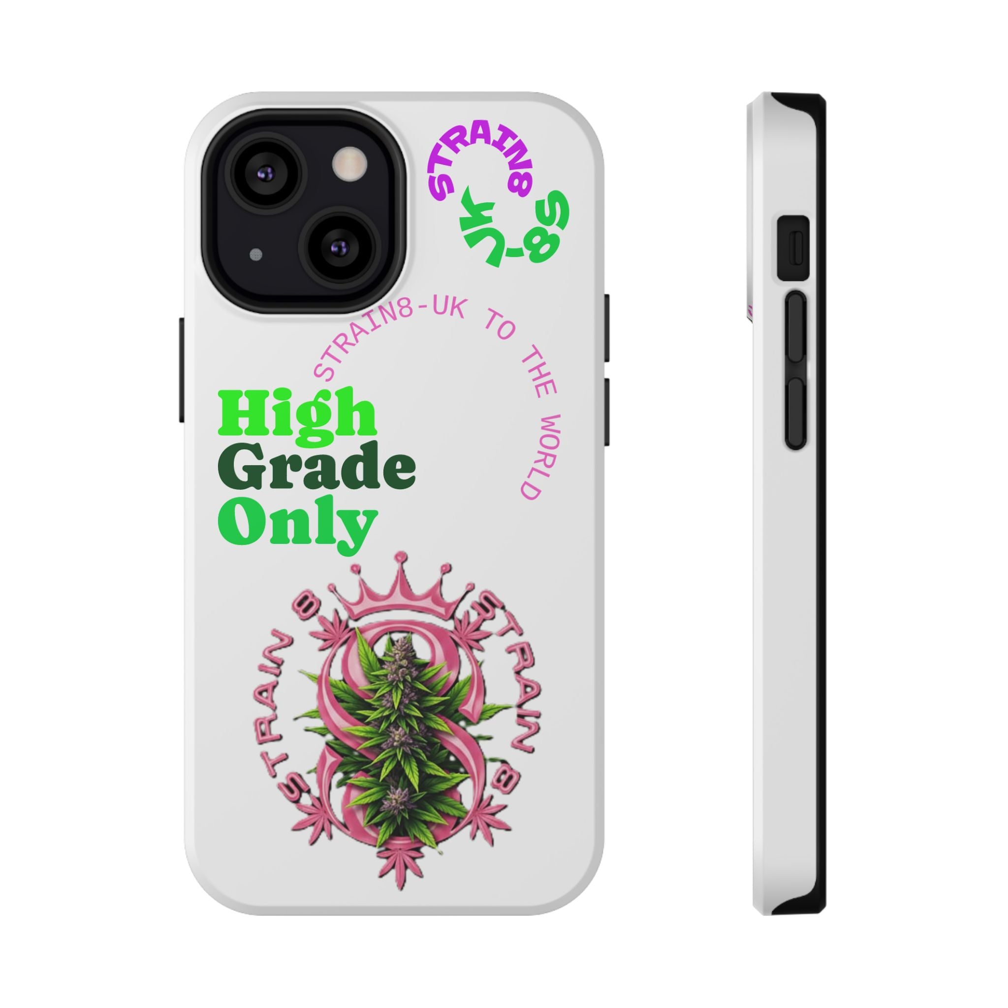 Impact-Resistant Phone Case —Strain8-UK  "High Grade Only"