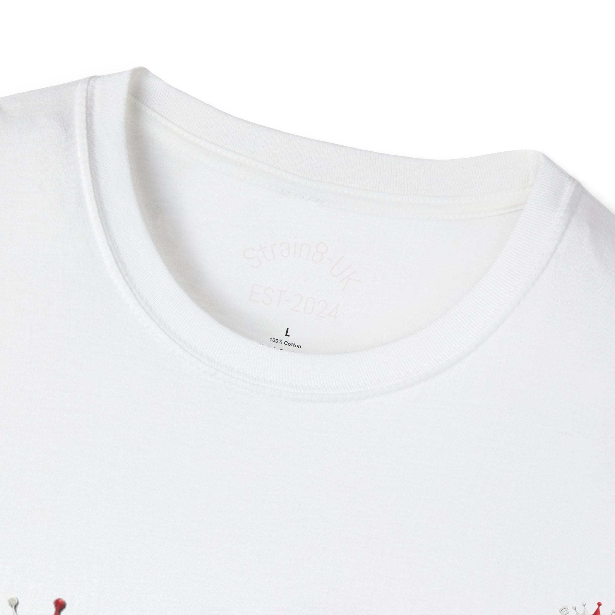 High Performance Strain8-UK Muscle Car T‑Shirt — Green Sports Car Graphic St George Cross Alloys Tee