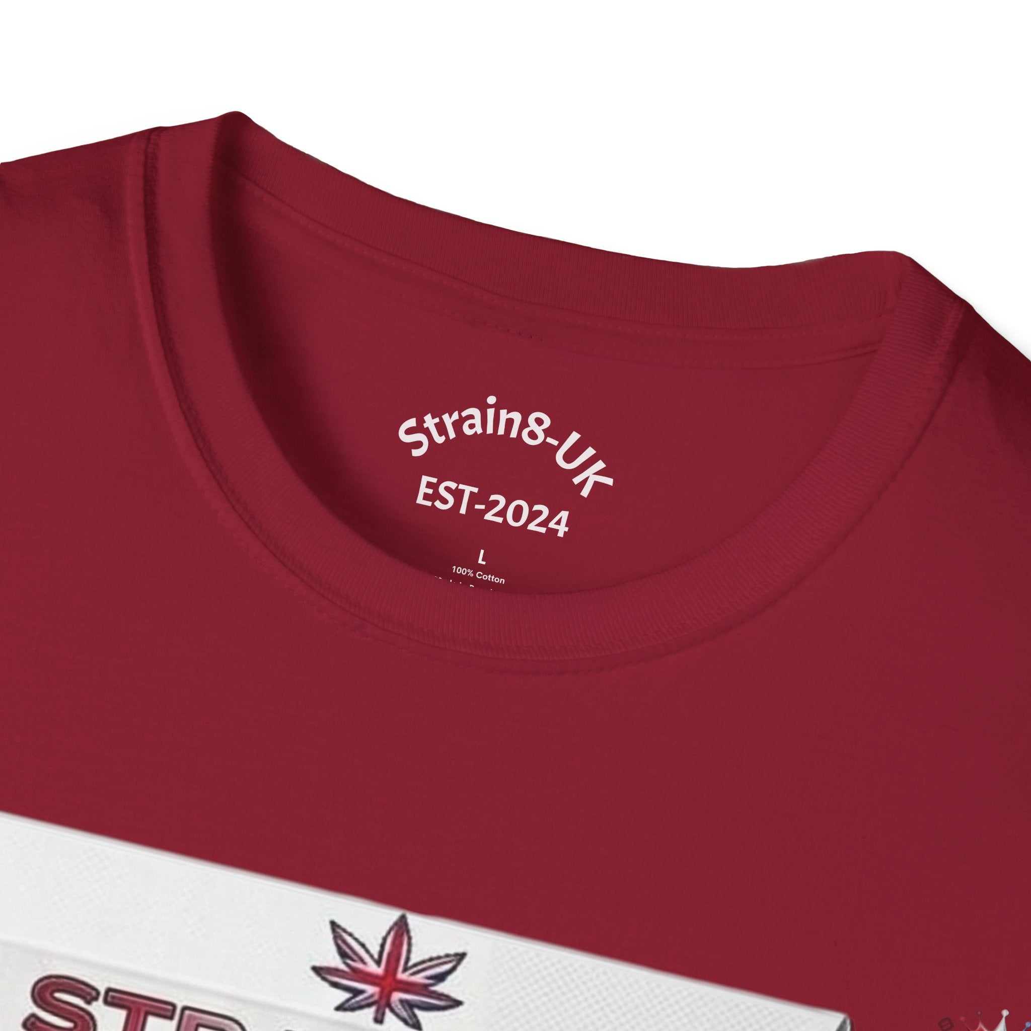 Strain8-UK Rizla box high quality T-Shirt design S8-UK Logo mixed in Tee