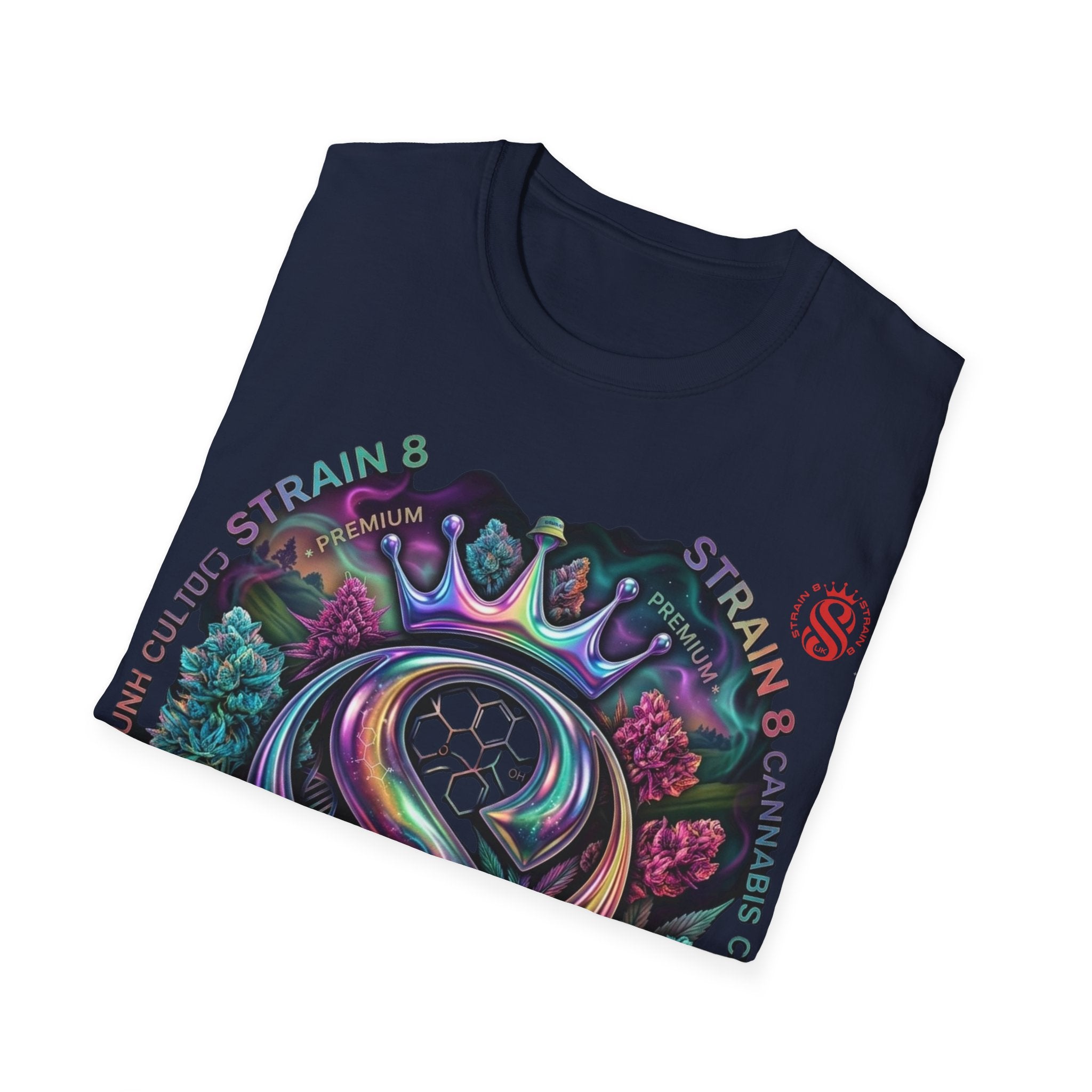 Unisex Softstyle Strain8-UK T-Shirt With Original Logo