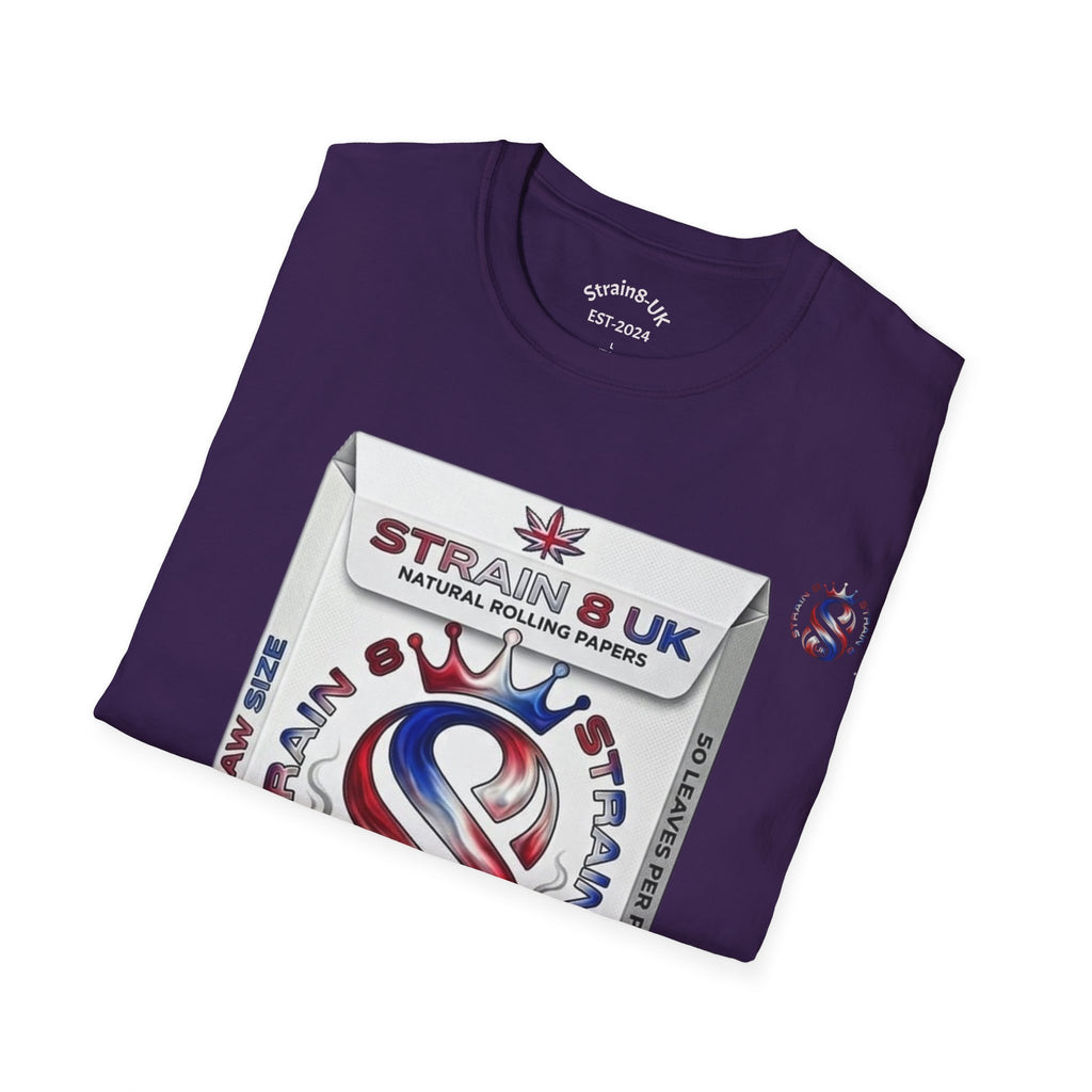 Strain8-UK Rizla box high quality T-Shirt design S8-UK Logo mixed in Tee