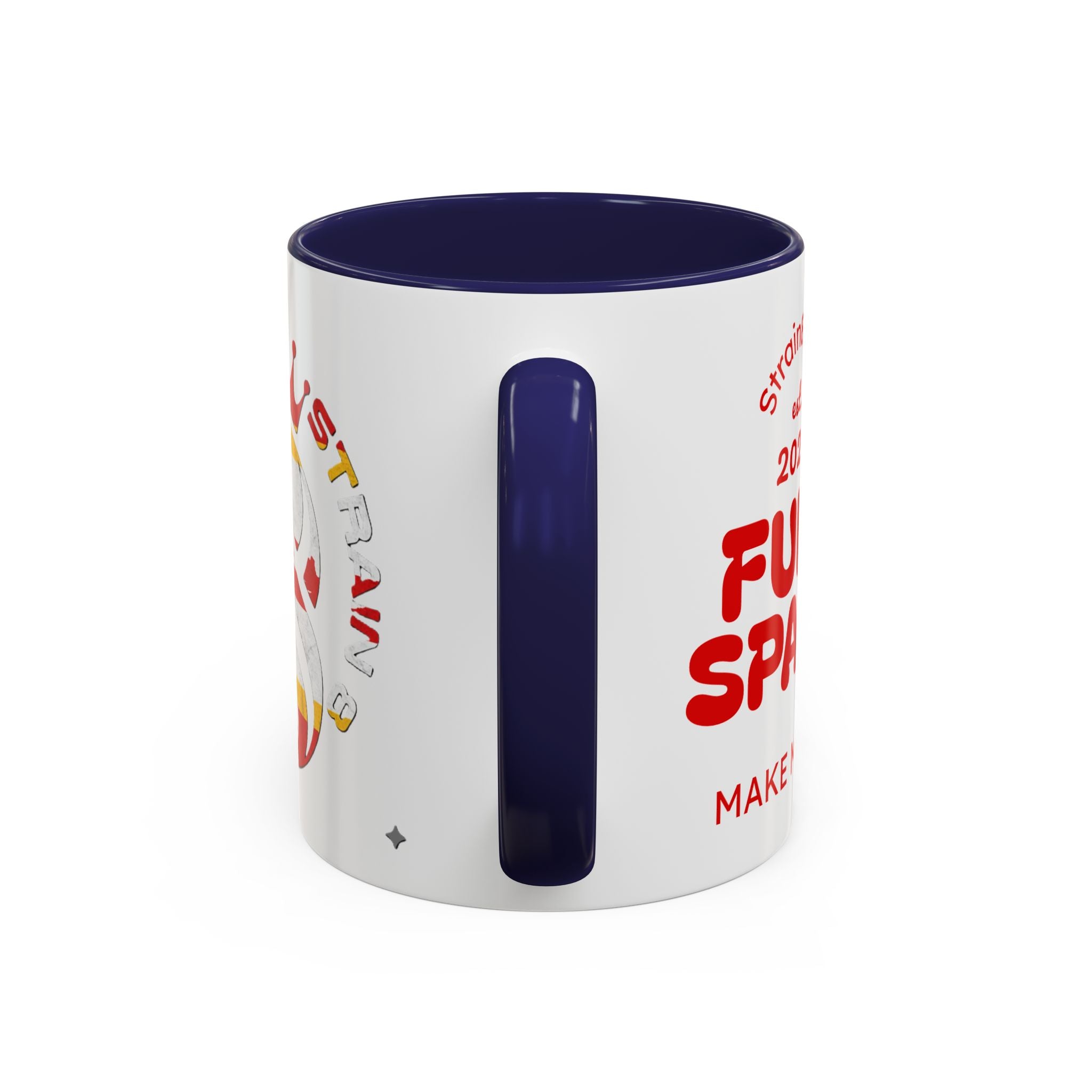 Strain8-UK Fully Spanglish Pride Accent Coffee Mug — 'Soy Español' Crown Monogram (11/15oz)