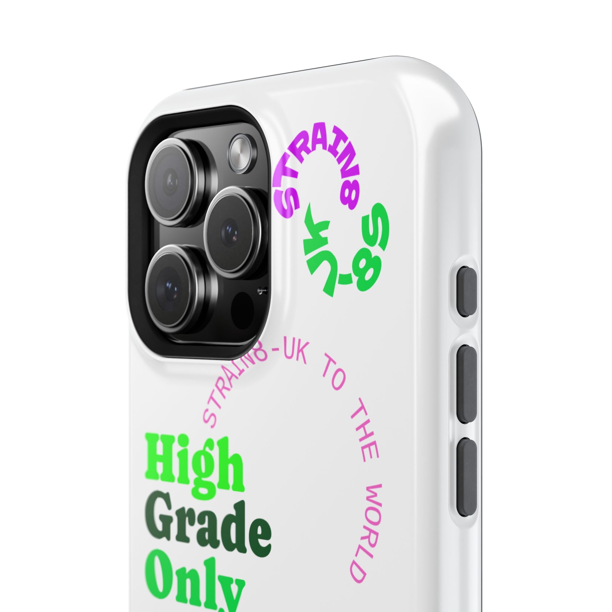 Impact-Resistant Phone Case —Strain8-UK  "High Grade Only"