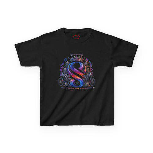 Kids E-Bike Team S8-UK Tee — E-Bike Motorcycle Graphic