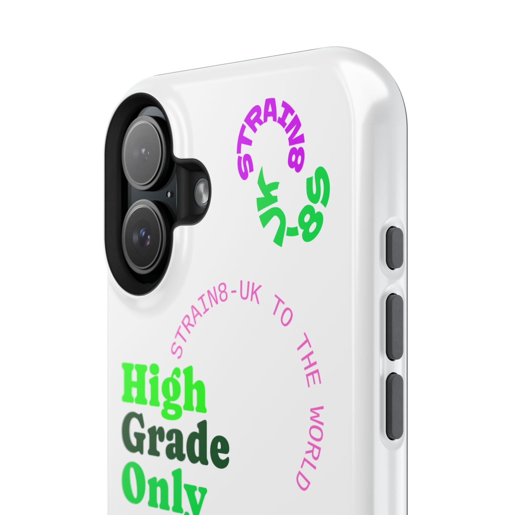 Impact-Resistant Phone Case —Strain8-UK  "High Grade Only"