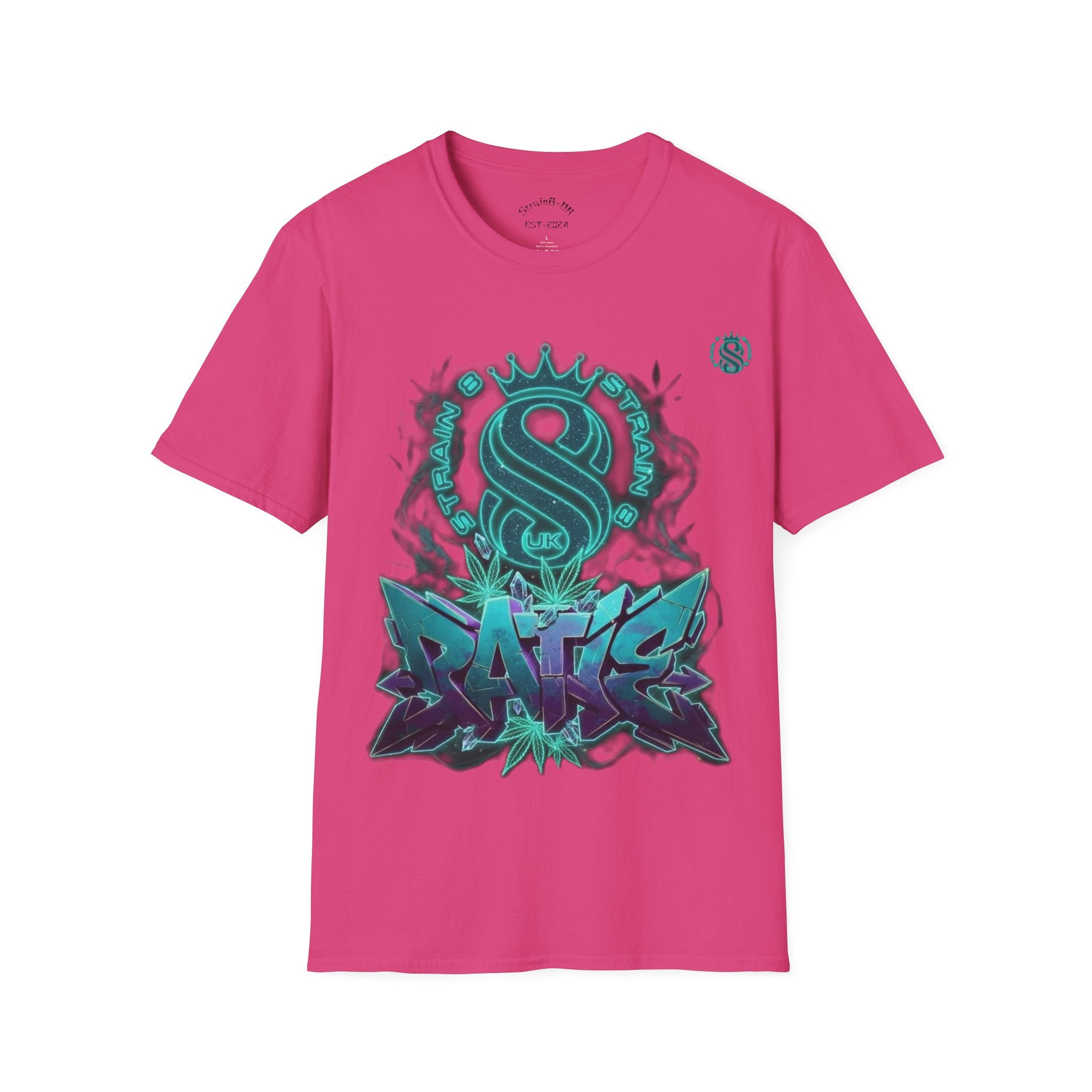 Graffiti RATIE, S8-UK Logo Crew T-Shirt — Teal S8-UK, Graffiti  Street Art Tee