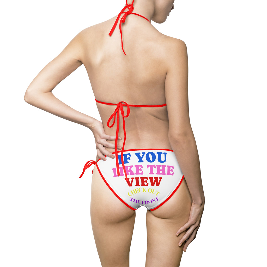 Strain8-UK Dare to Dream Bikini — Women's Graphic Triangle Swimsuit