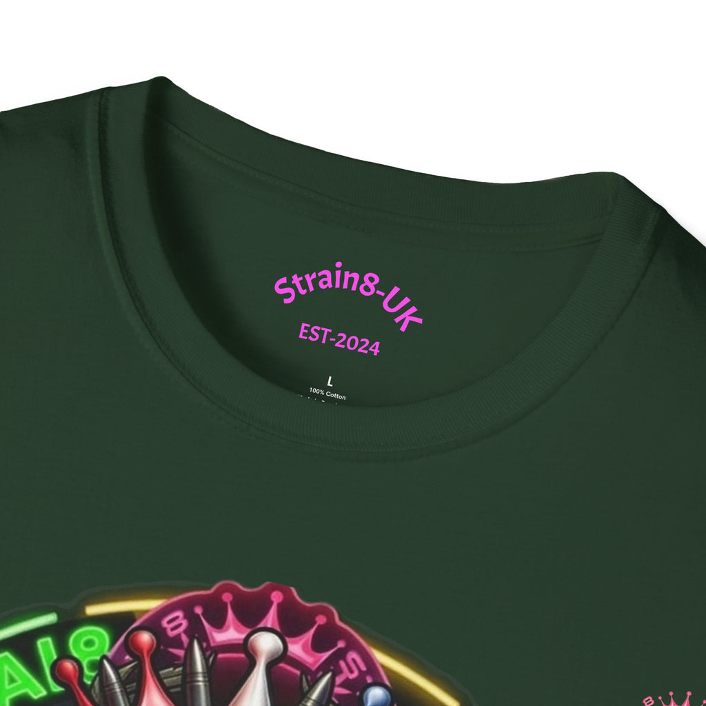 Strain8-UK Ted&Fred Special UK Logo T-Shirt — Cannabis Emblem Graphic Tee