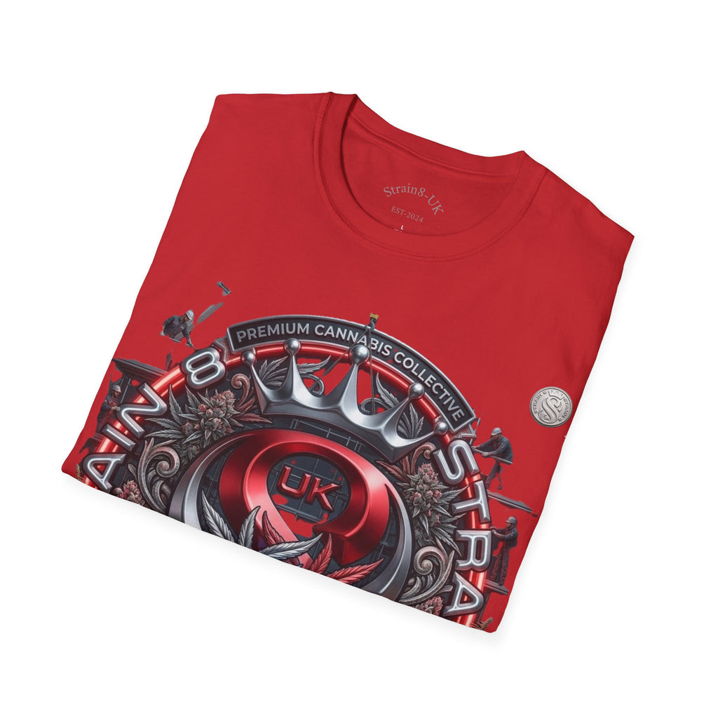 Strain8-UK Under construction T-Shirt — S8-UK in design Crest Design