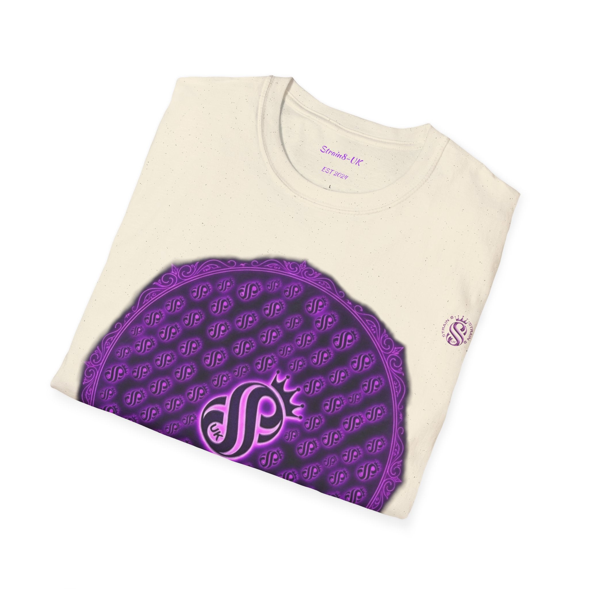 Reign Supreme Purple Medallion T-Shirt — Reign Supreme Est. 2024 Graphic Tee