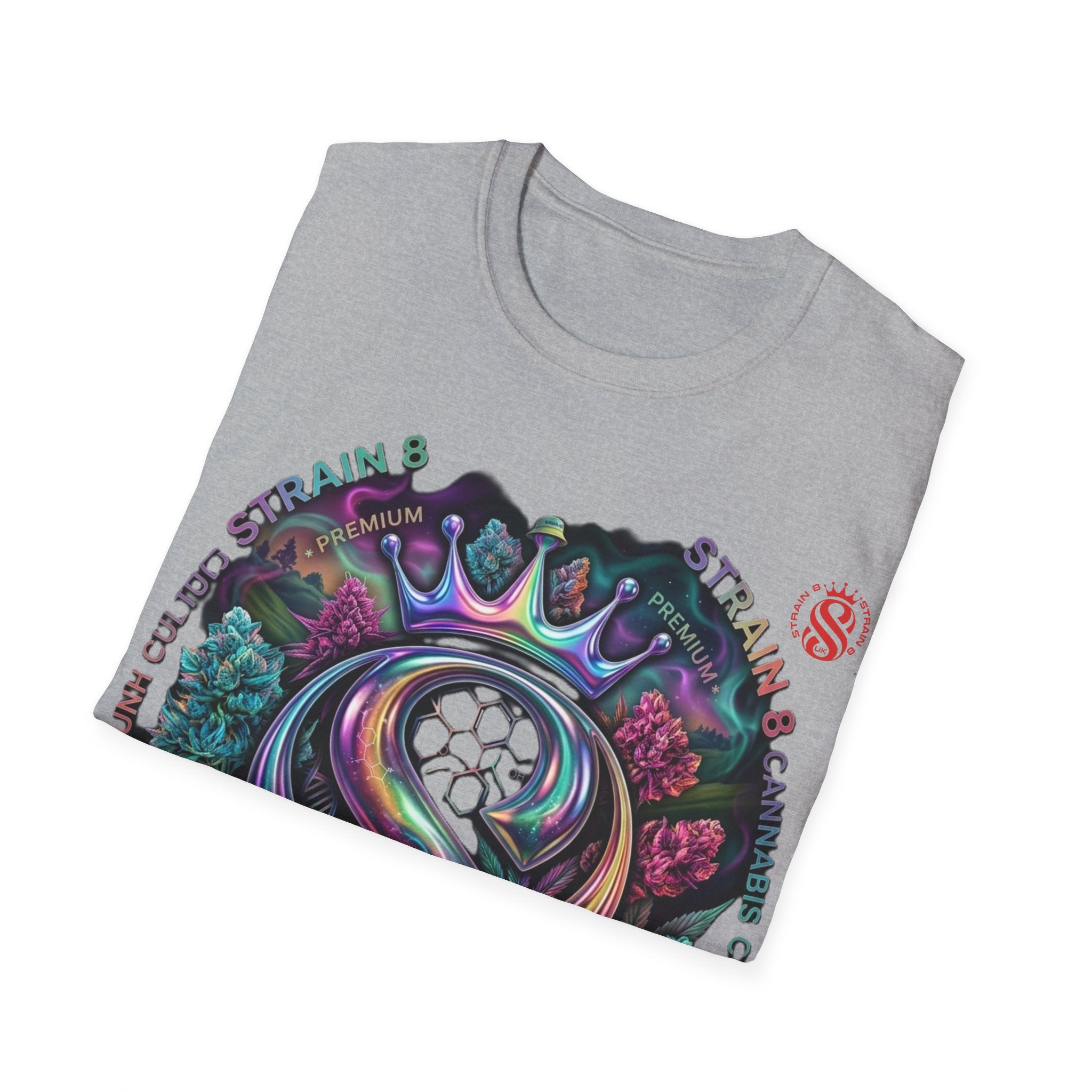 Unisex Softstyle Strain8-UK T-Shirt With Original Logo