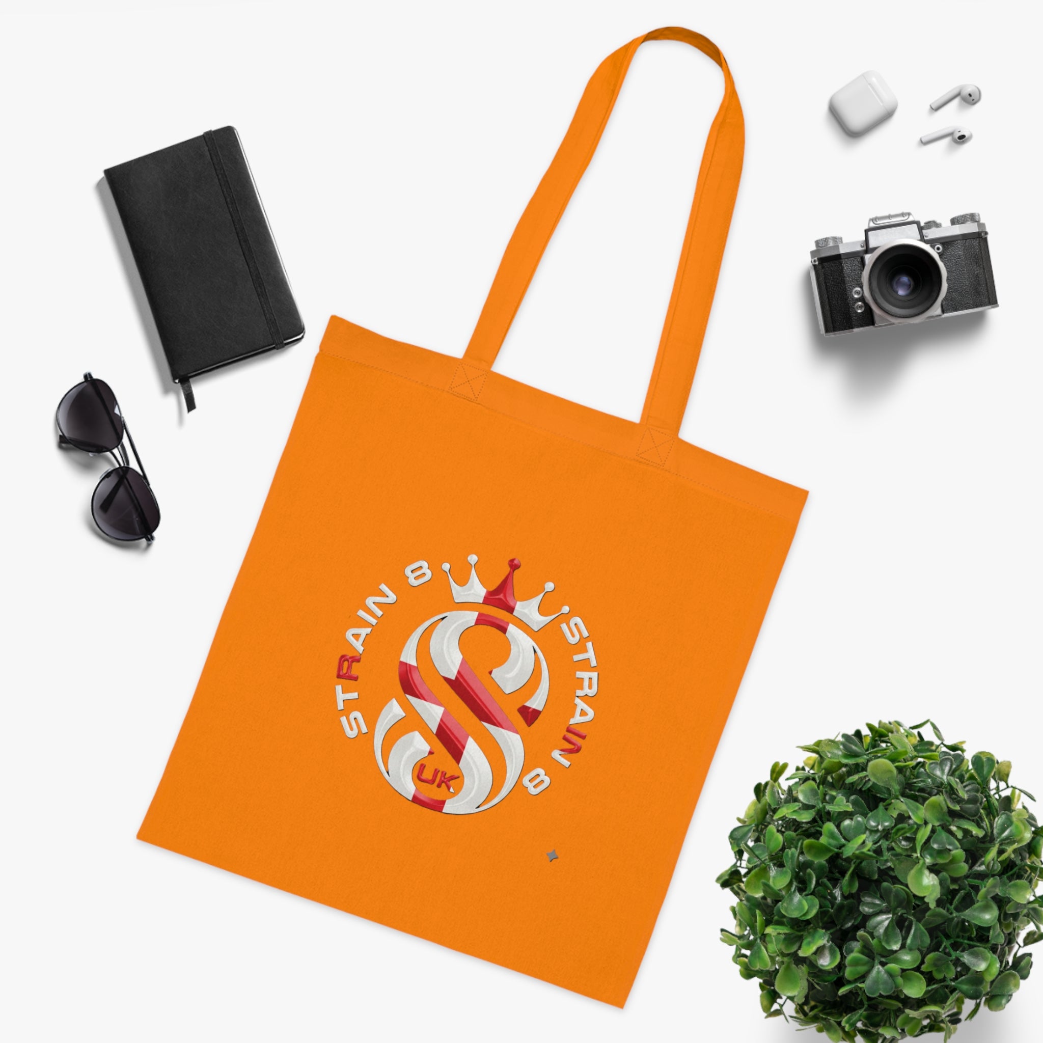 Strain8 Dreams Cotton Tote — S8-UK Logo Eco Bag