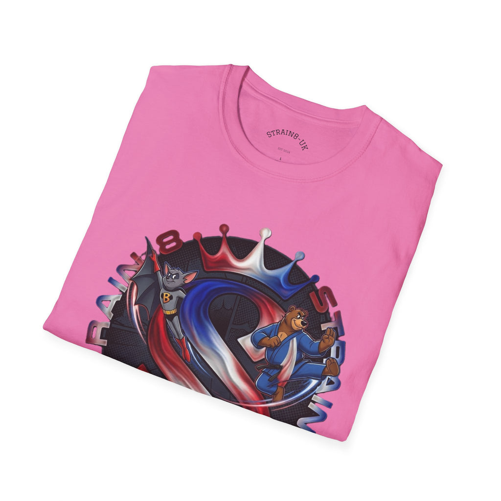 Strongest in the UK T-Shirt — Union Flag Crown Graphic Strain8-UK Tee