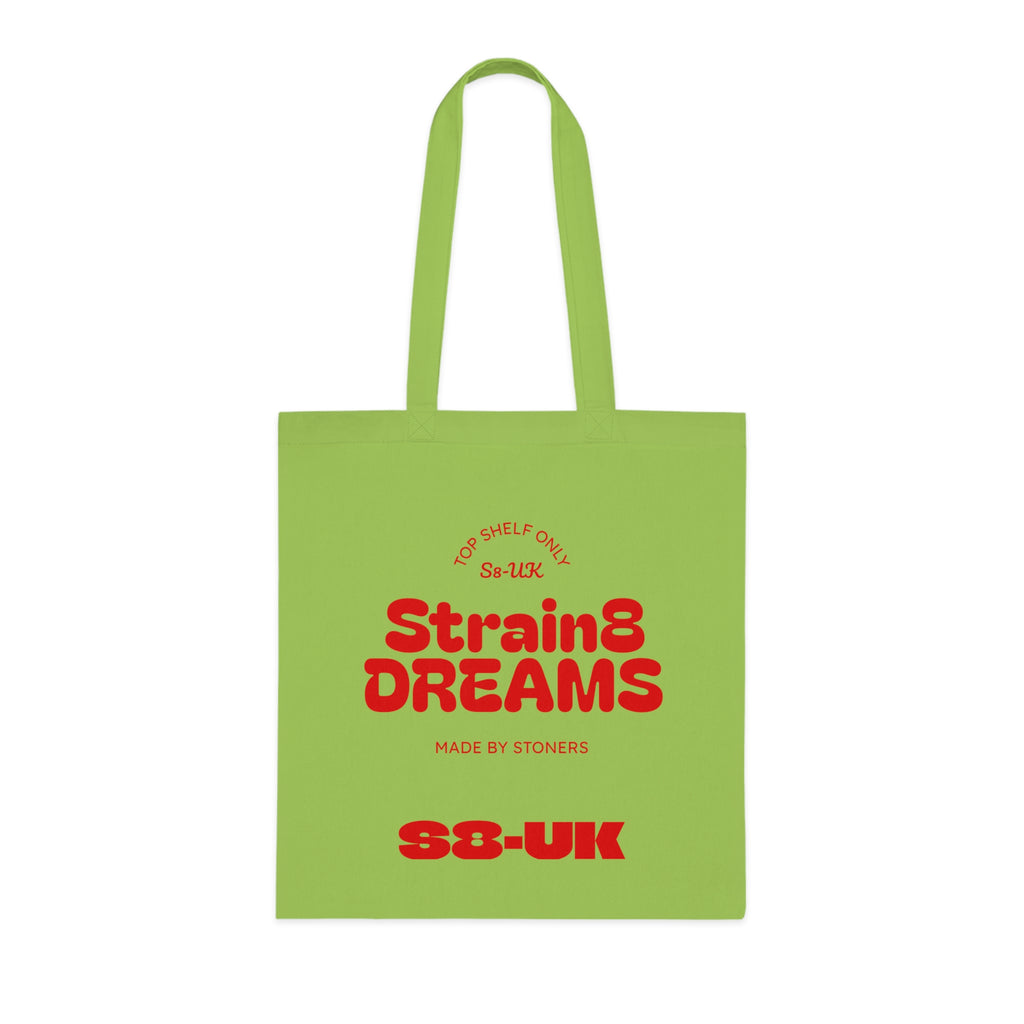 Strain8 Dreams Cotton Tote — S8-UK Logo Eco Bag