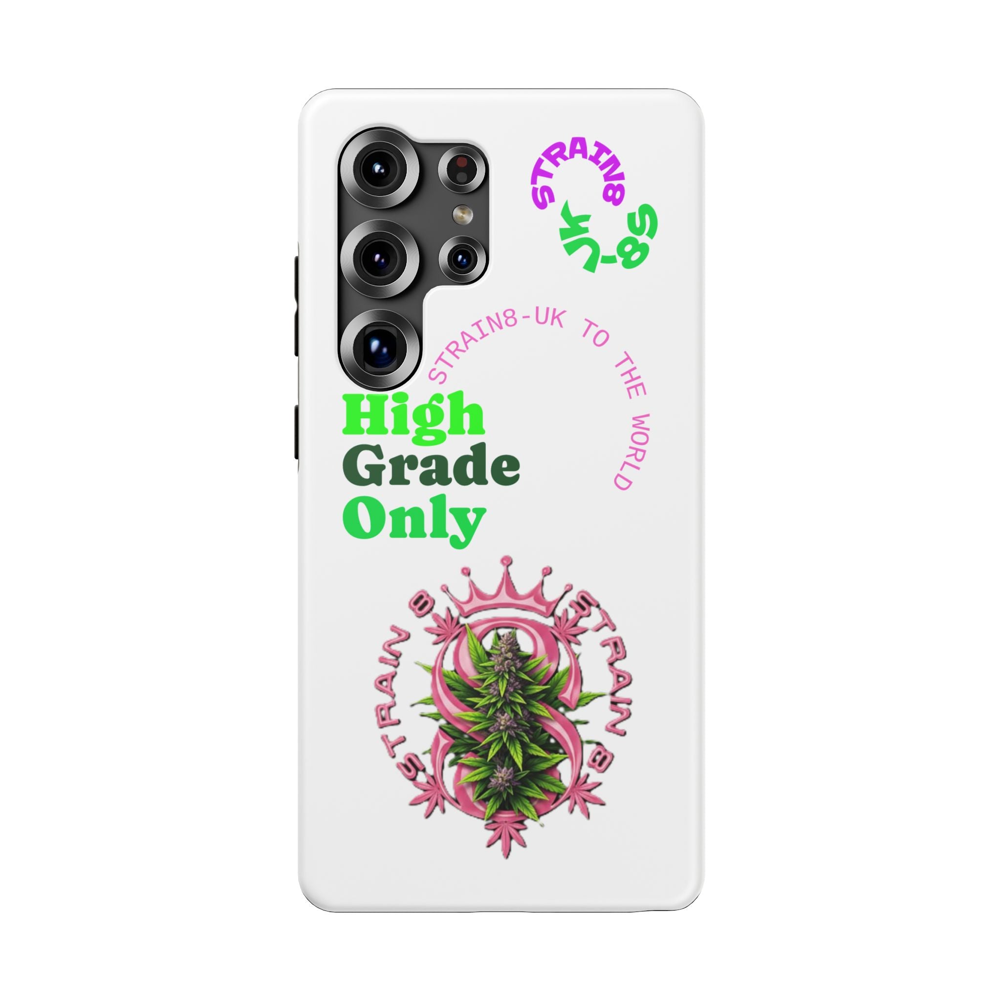 Impact-Resistant Phone Case —Strain8-UK  "High Grade Only"