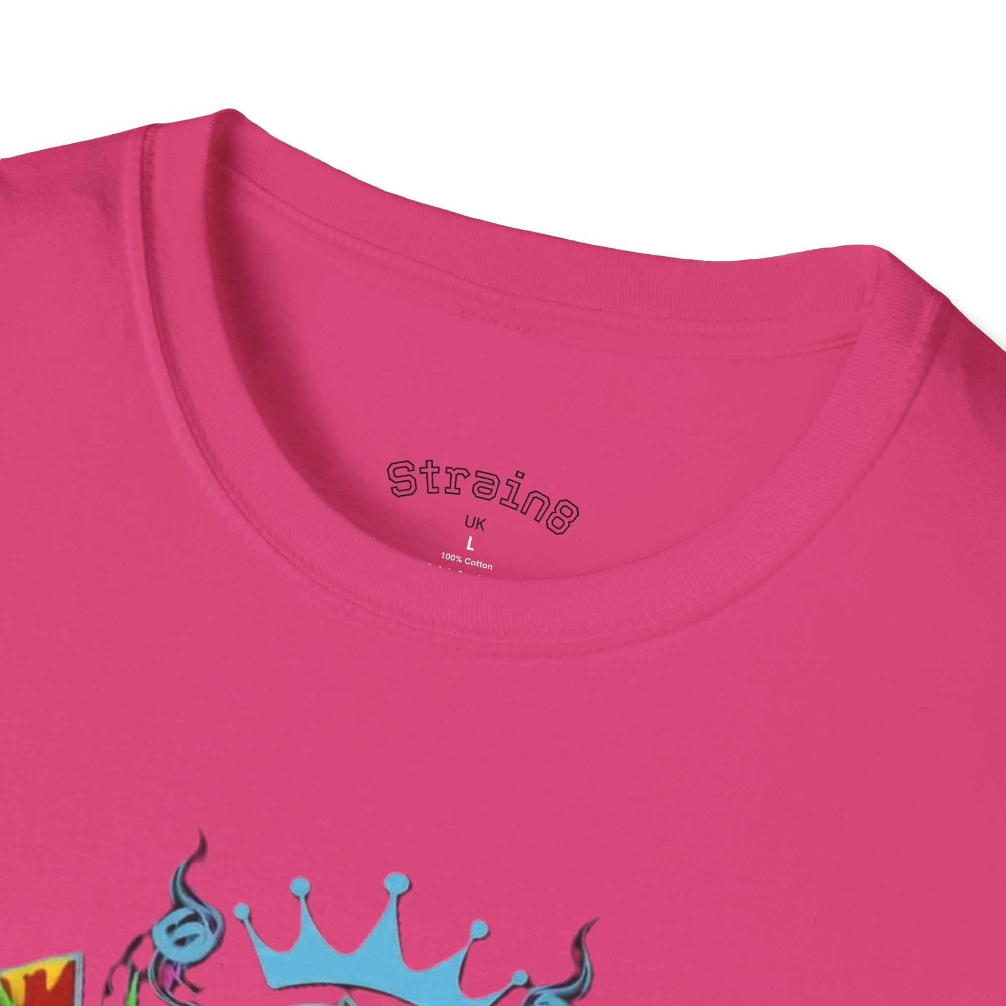 Graffiti Leaf S8-UK T-Shirt — Colorful Street Art Tee