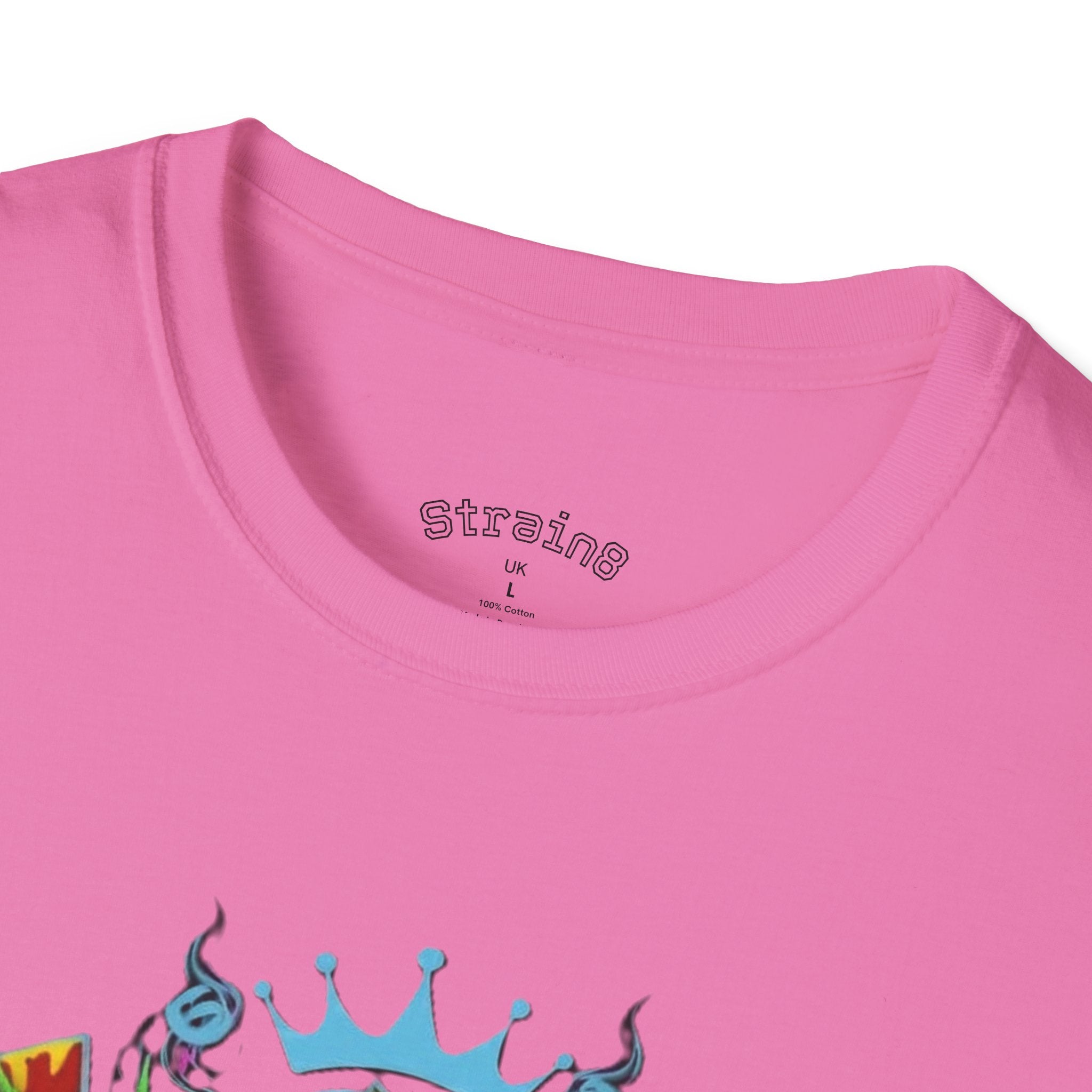 Graffiti Leaf S8-UK T-Shirt — Colorful Street Art Tee