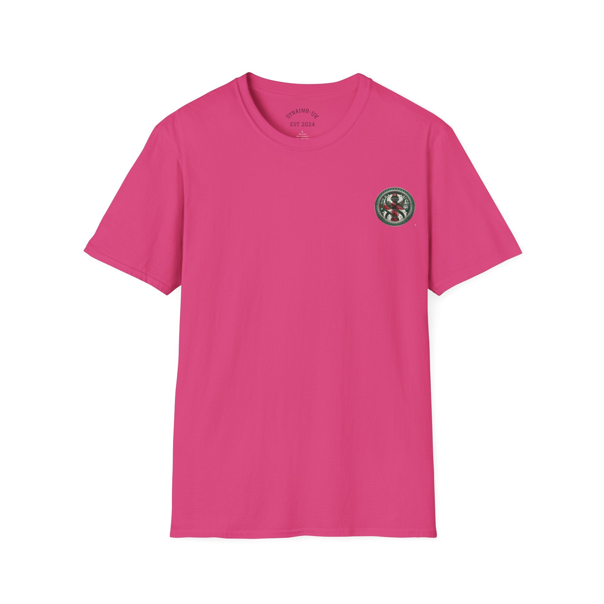 Strain8-UK Watch Face Design T‑Shirt — Nautical Travel Vibes In Emerald Green