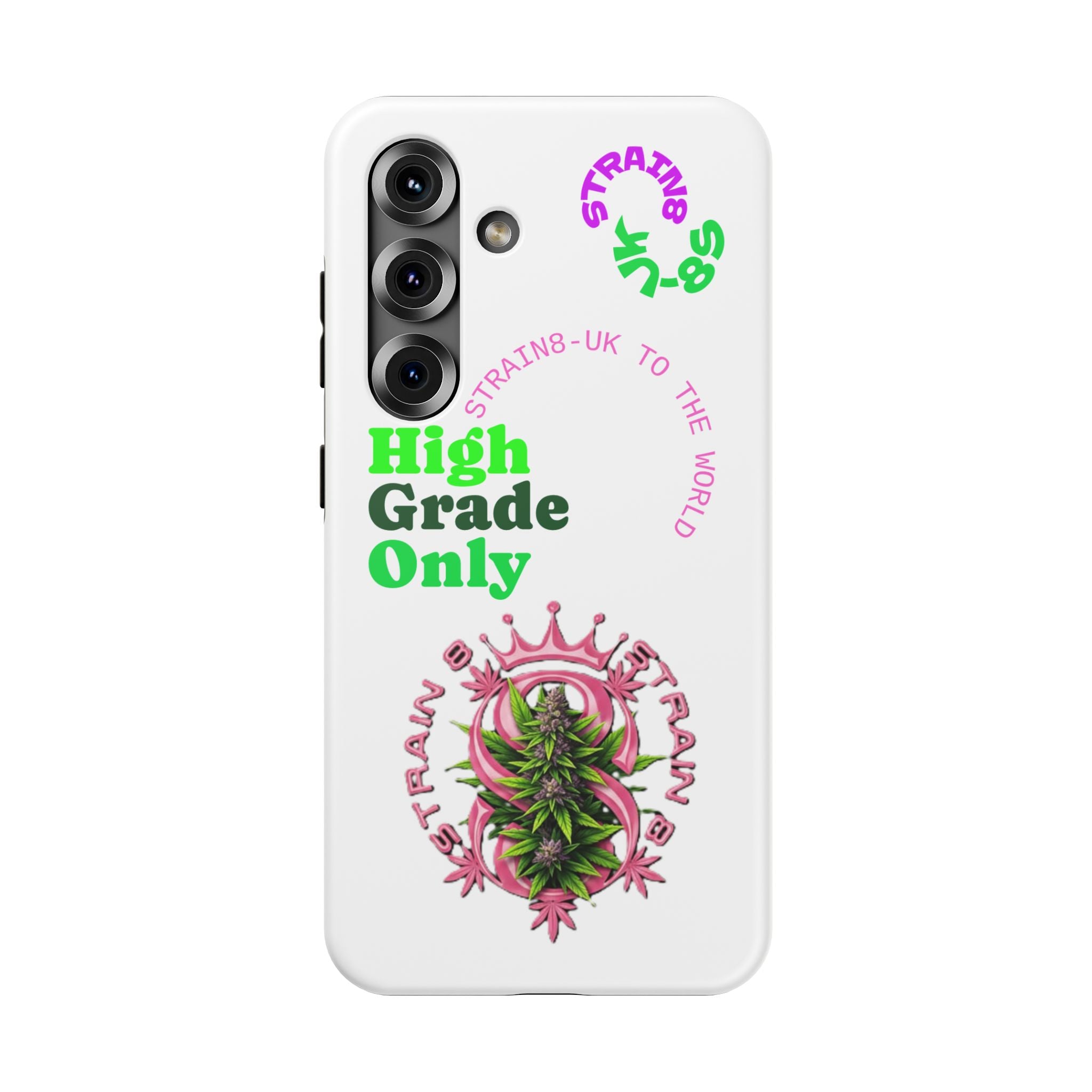 Impact-Resistant Phone Case —Strain8-UK  "High Grade Only"