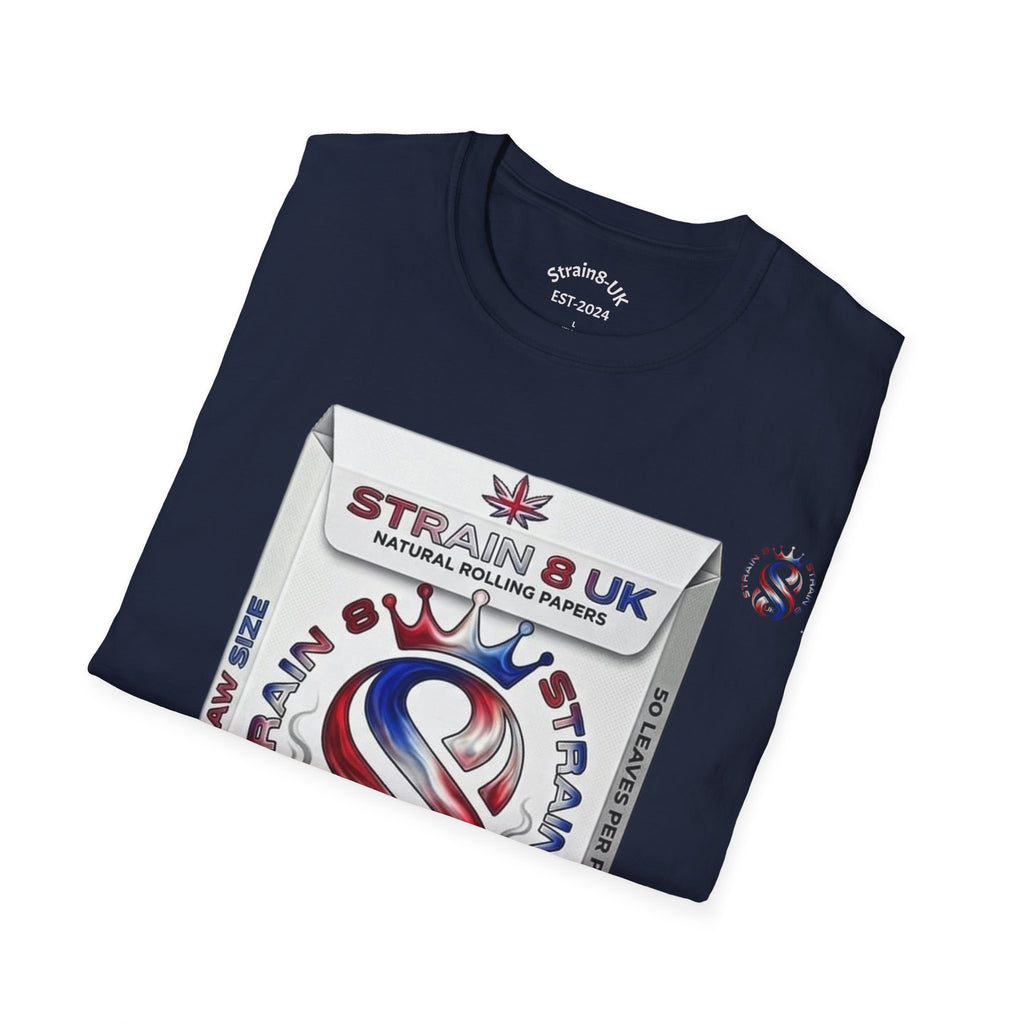 Strain8-UK Rizla box high quality T-Shirt design S8-UK Logo mixed in Tee