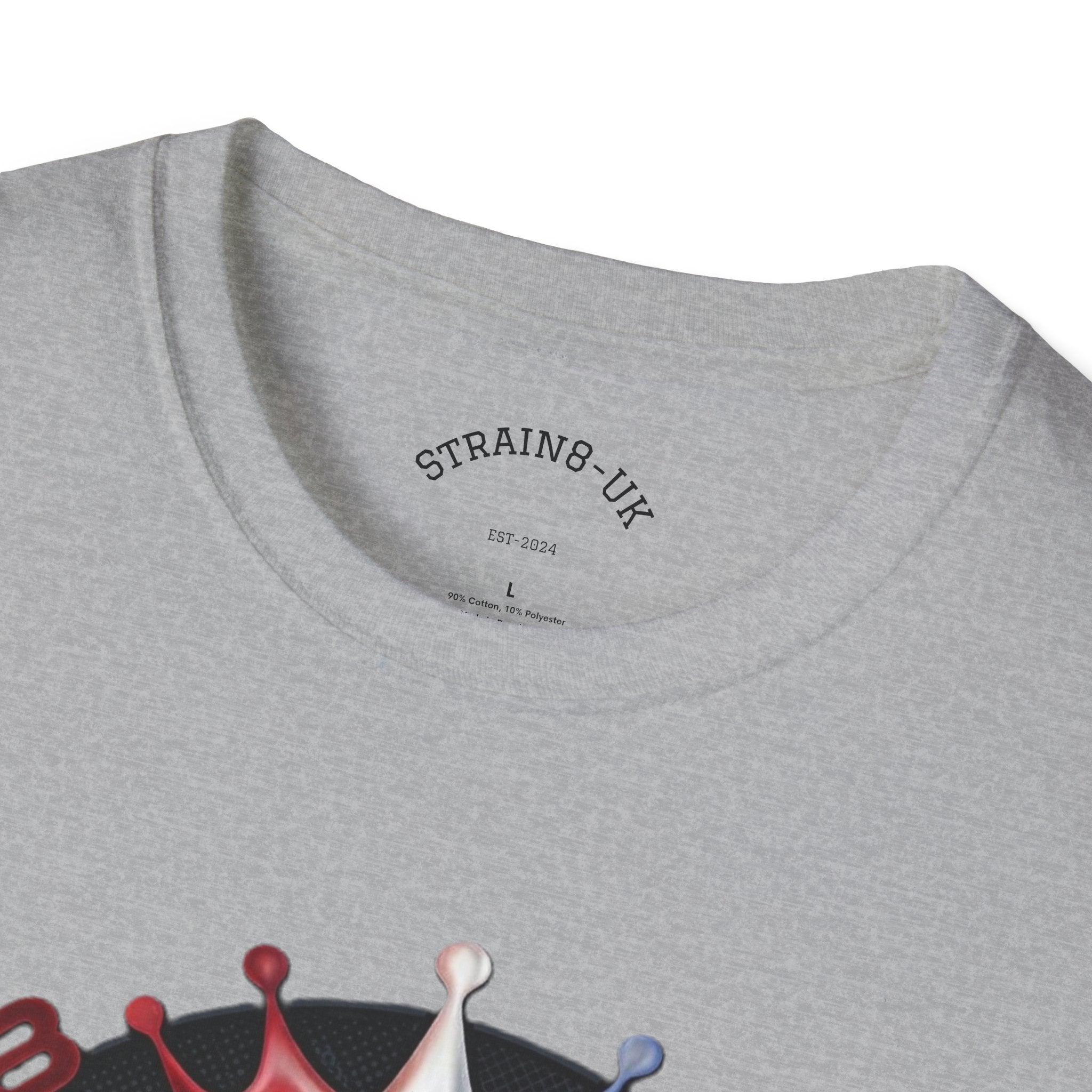 Strongest in the UK T-Shirt — Union Flag Crown Graphic Strain8-UK Tee