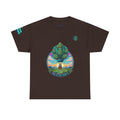 Strain8-UK T-Shirt — "High Altitude Strains" Hot Air Balloon Tree Graphic Tee
