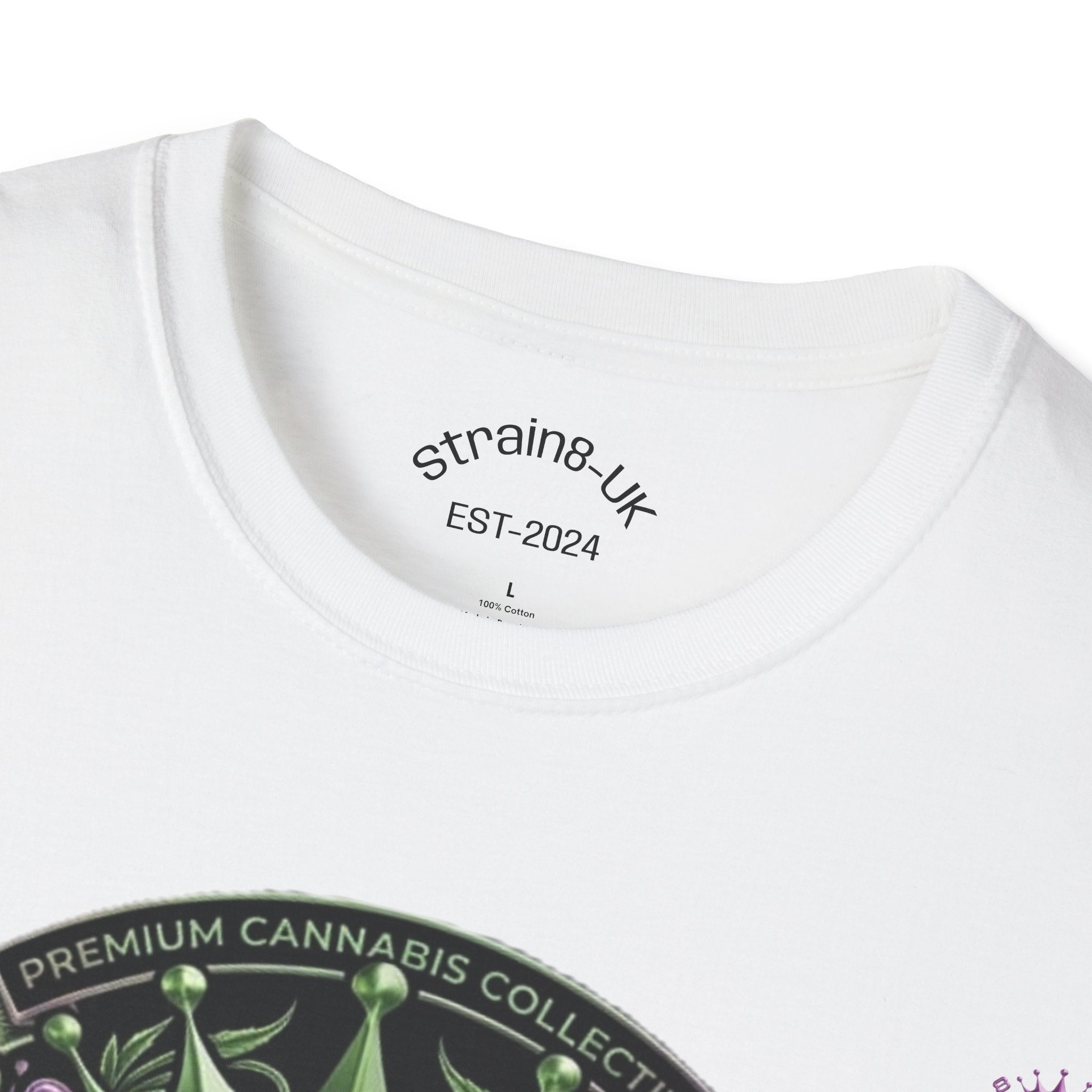 Strain8-UK Graffiti Cannabis/B-Boy Themed '8th Element' Graphic T-Shirt