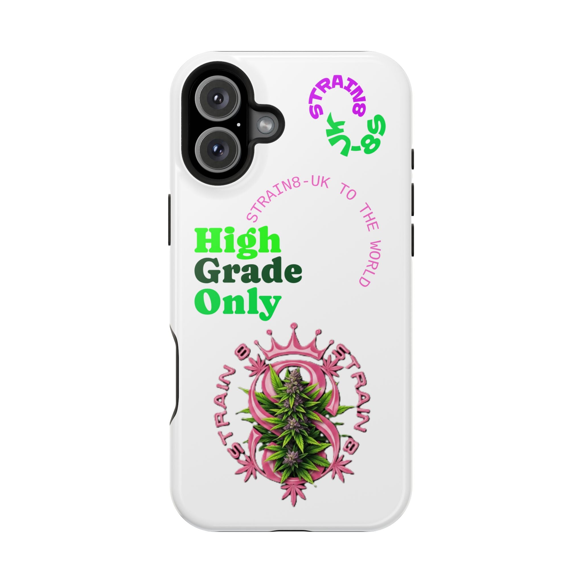 Impact-Resistant Phone Case —Strain8-UK  "High Grade Only"