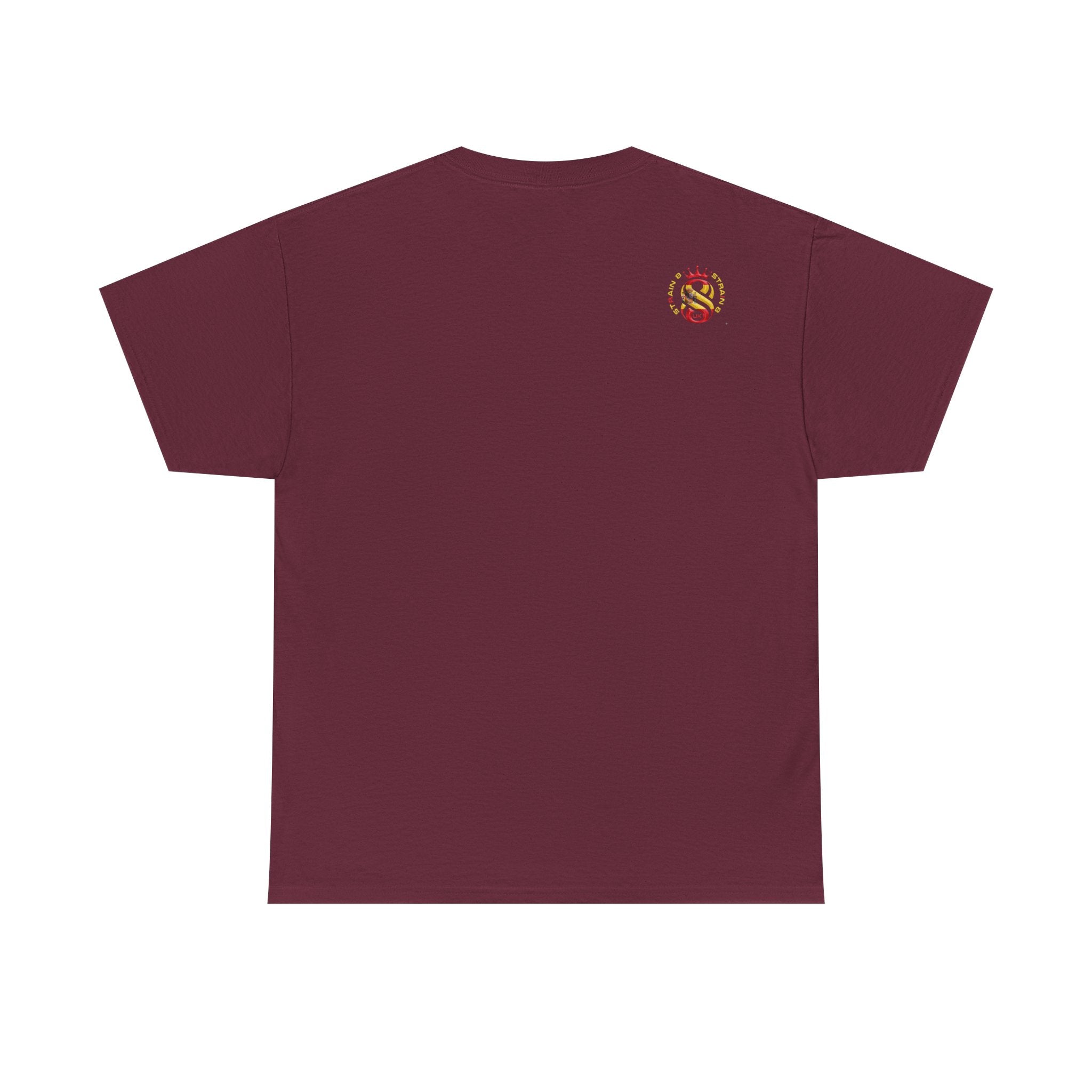 Strain8-UK Dreams 2024 St george cross & spanish flag original logo Tee — Graphic Band Tour Style T‑Shirt